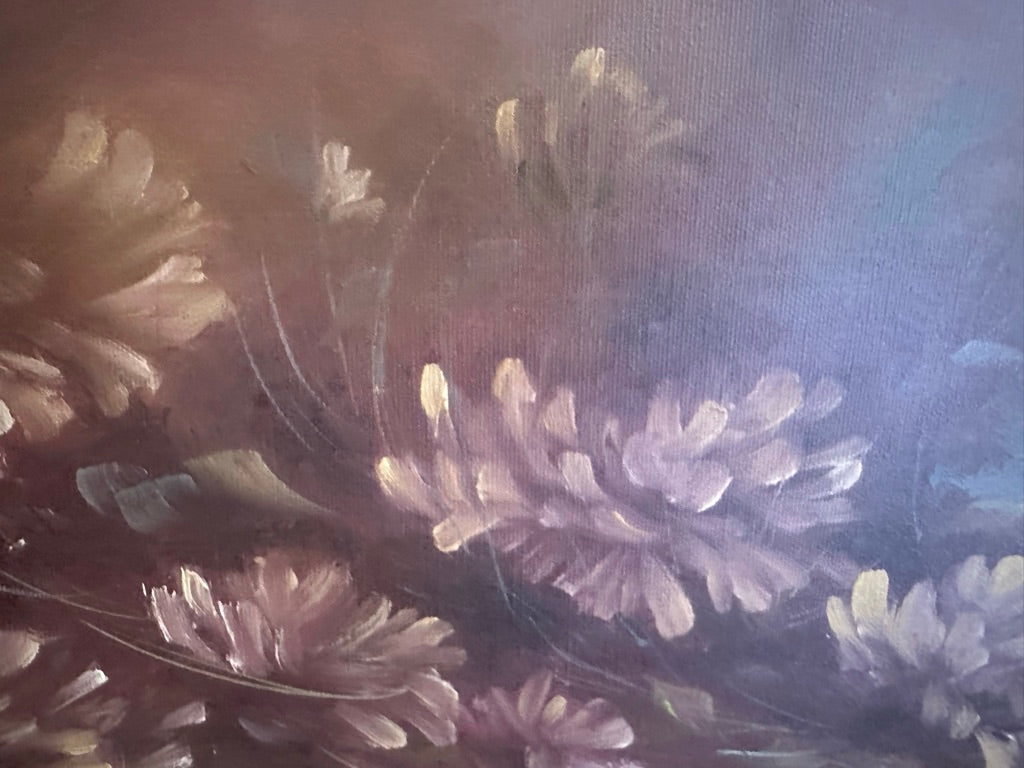 Purple Blooms by Violet Joan Wogstad