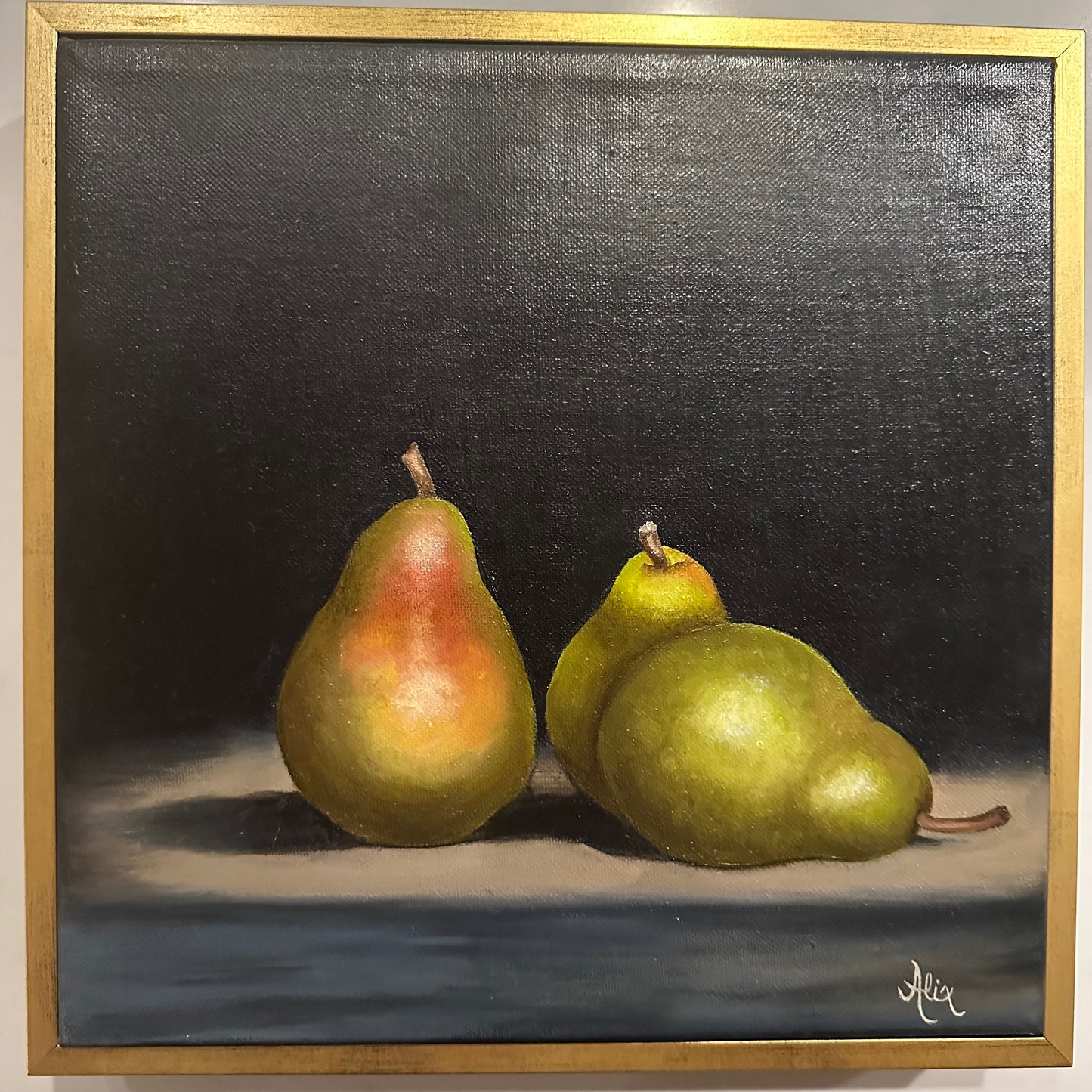Three Pears Still Life by Alix Graffagnino