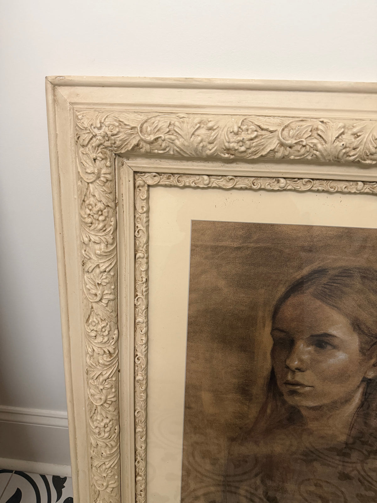 Original Portrait Drawing of a Girl by Christina Kelly