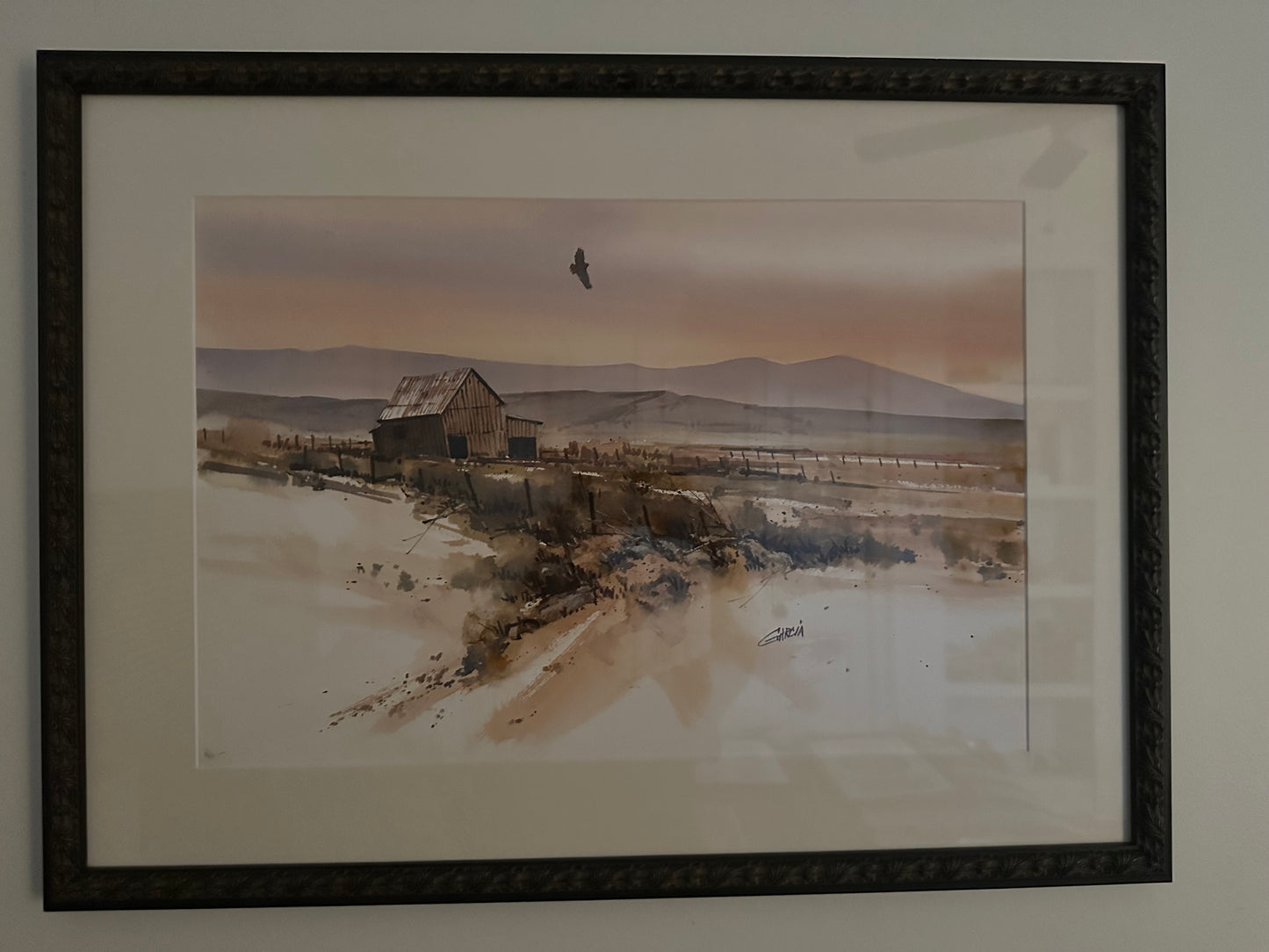 “California Landscape” Watercolor by Joe Garcia