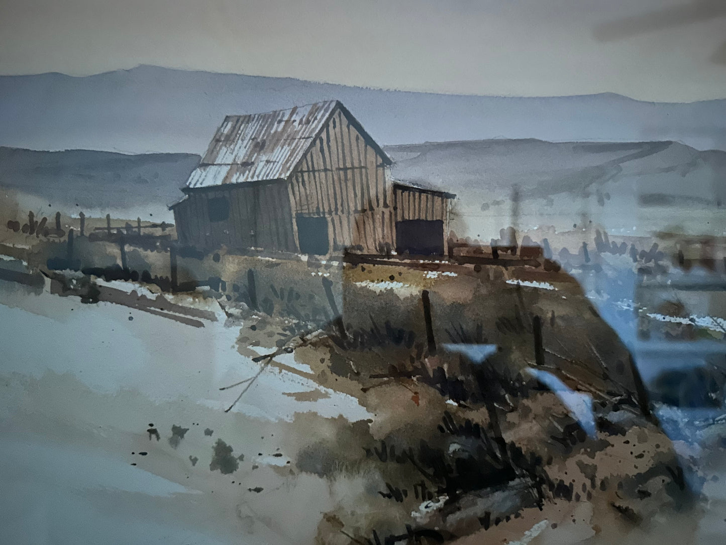 “California Landscape” Watercolor by Joe Garcia