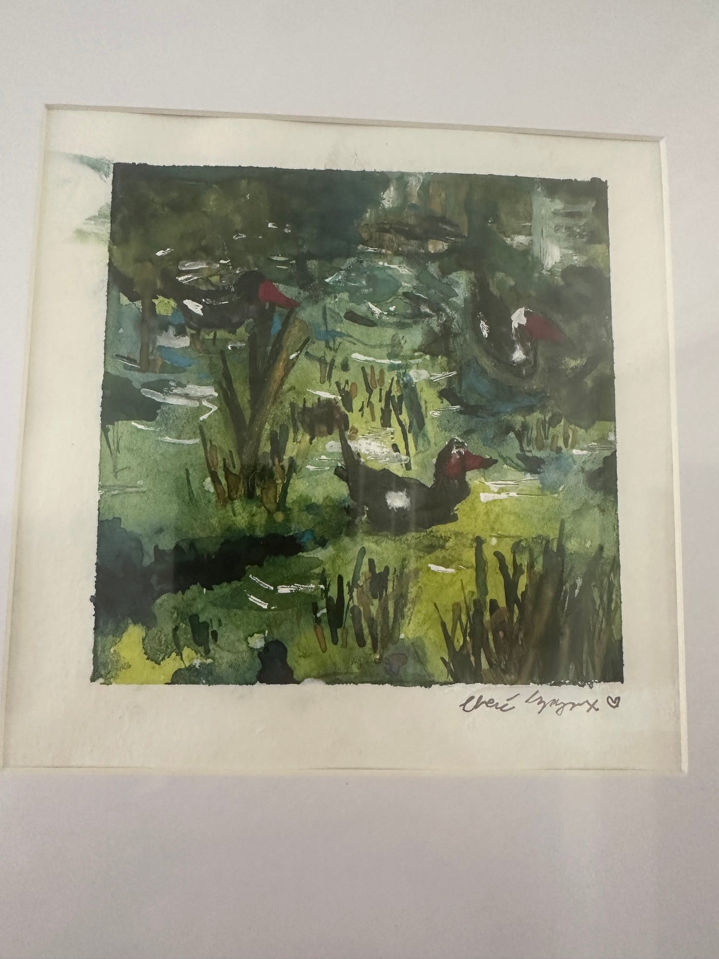 Ducks in the LSU Lakes by Chloe’ Cazayoux