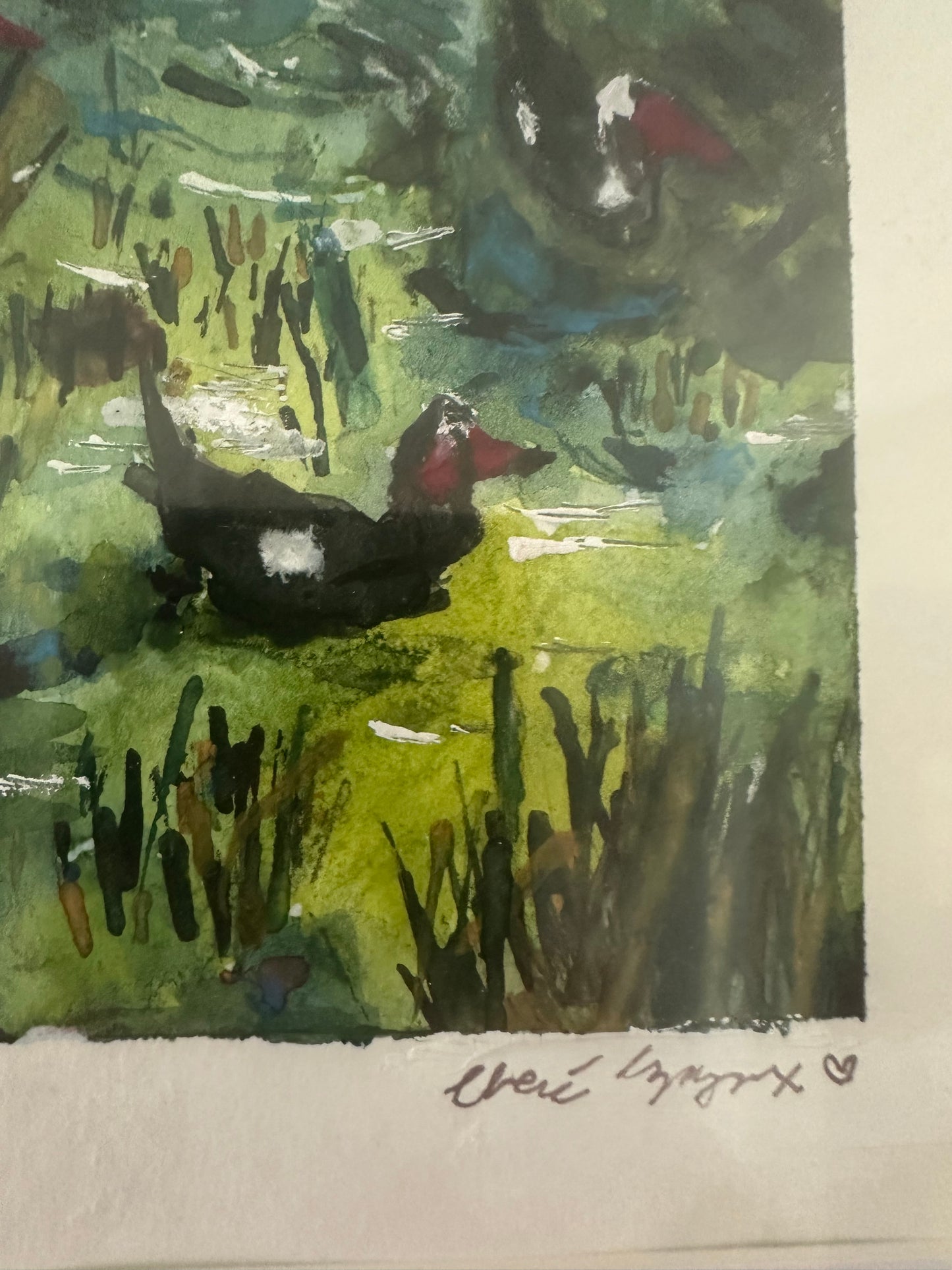 Ducks in the LSU Lakes by Chloe’ Cazayoux