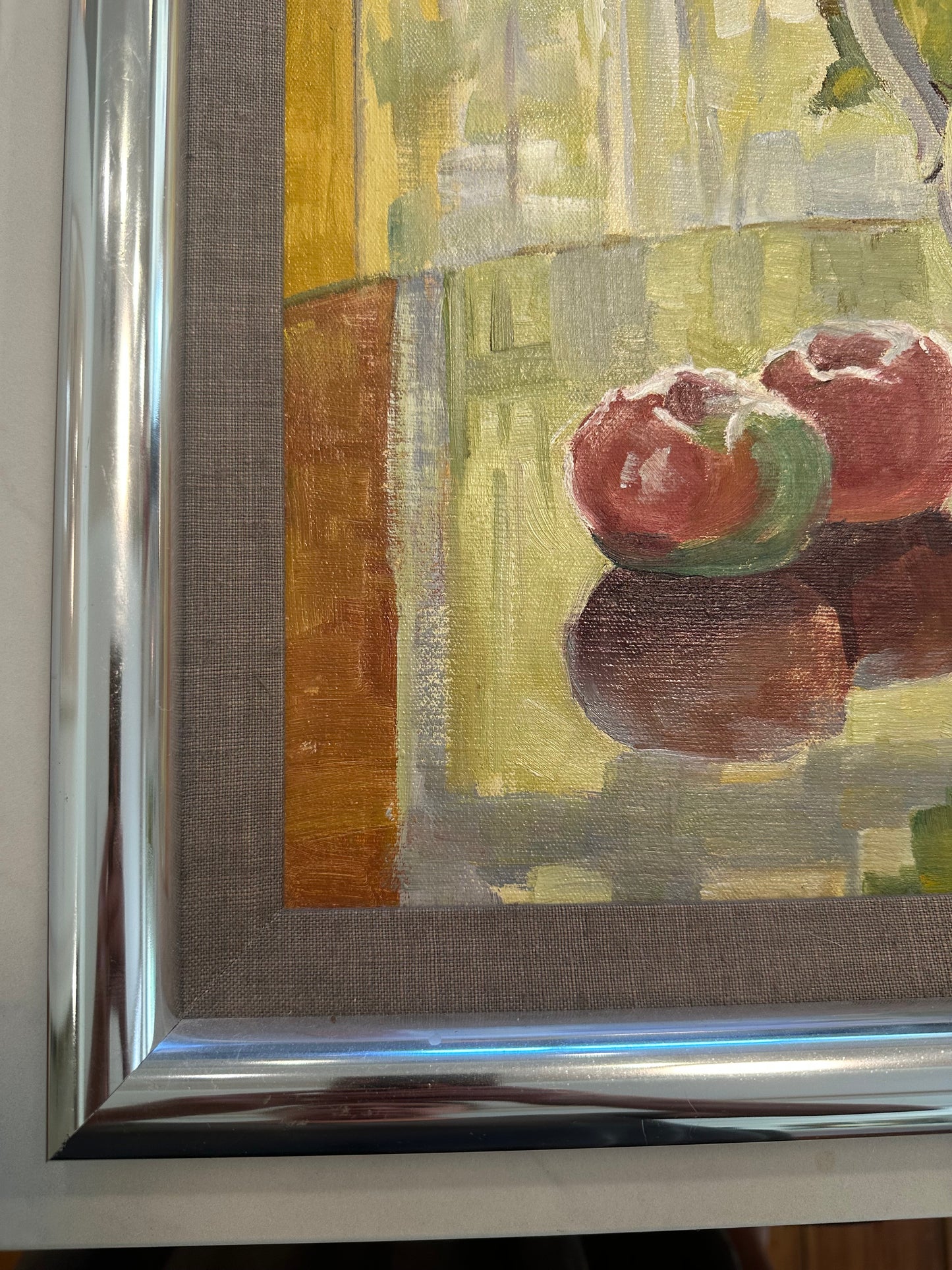 American School Still Life Of Flowers