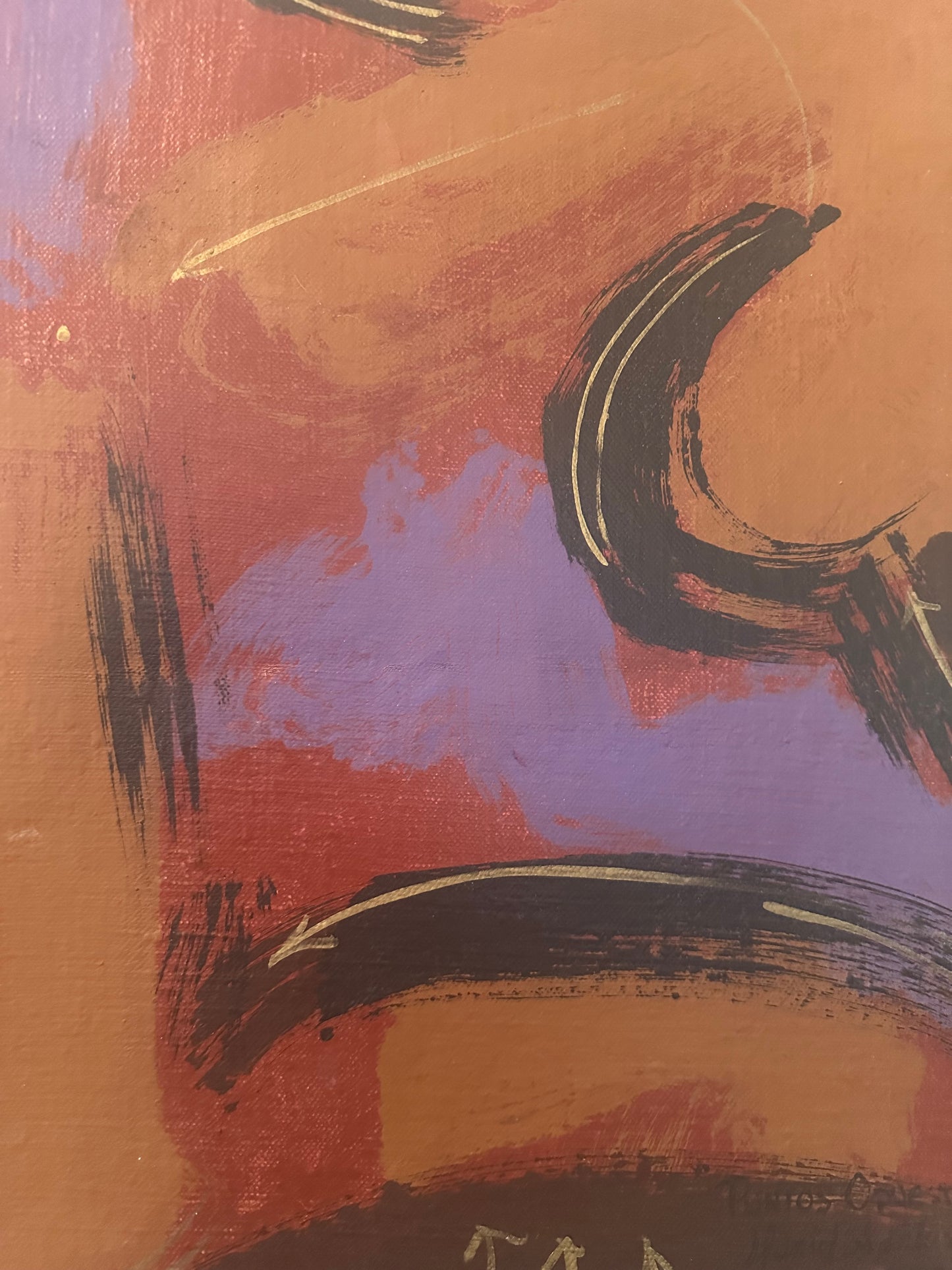 “Puntos Opuestos” by DANIEL SANTIESTEBAN (20th c, Cuban)