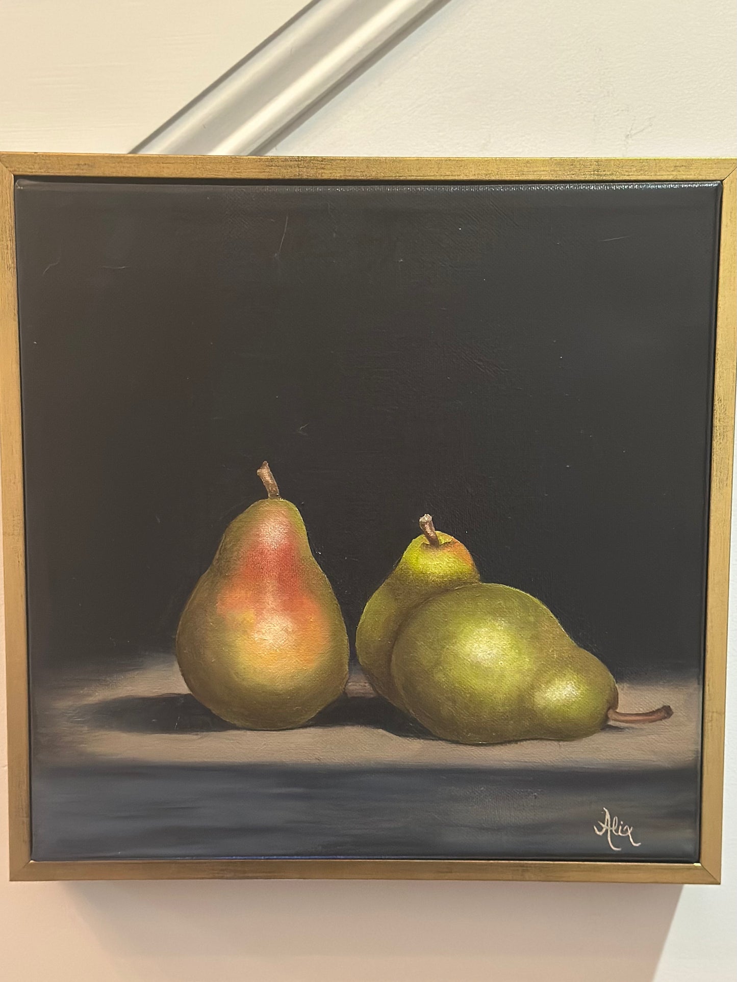 Three Pears Still Life by Alix Graffagnino