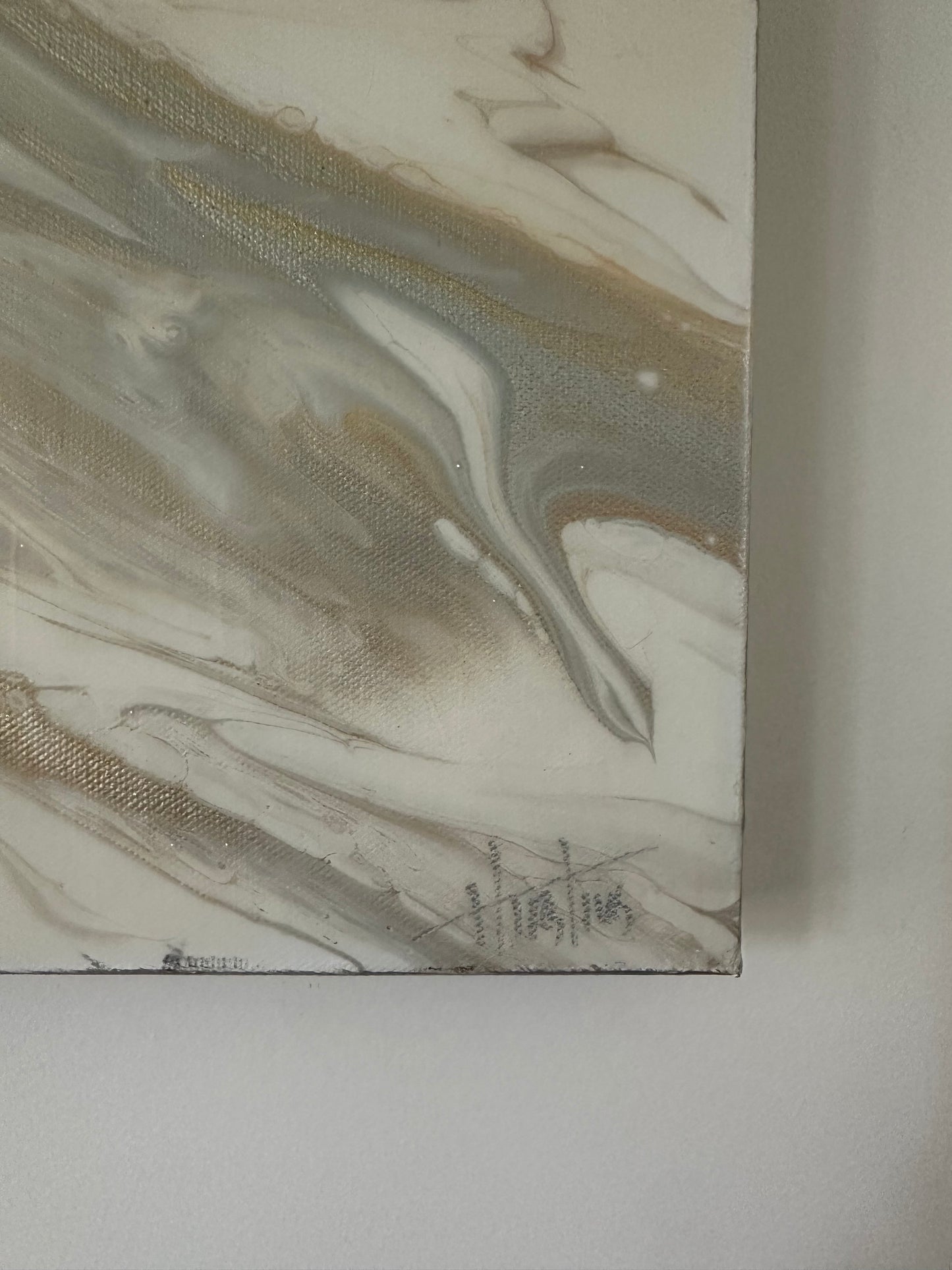 Marbelized painting by Michelle Hirstius