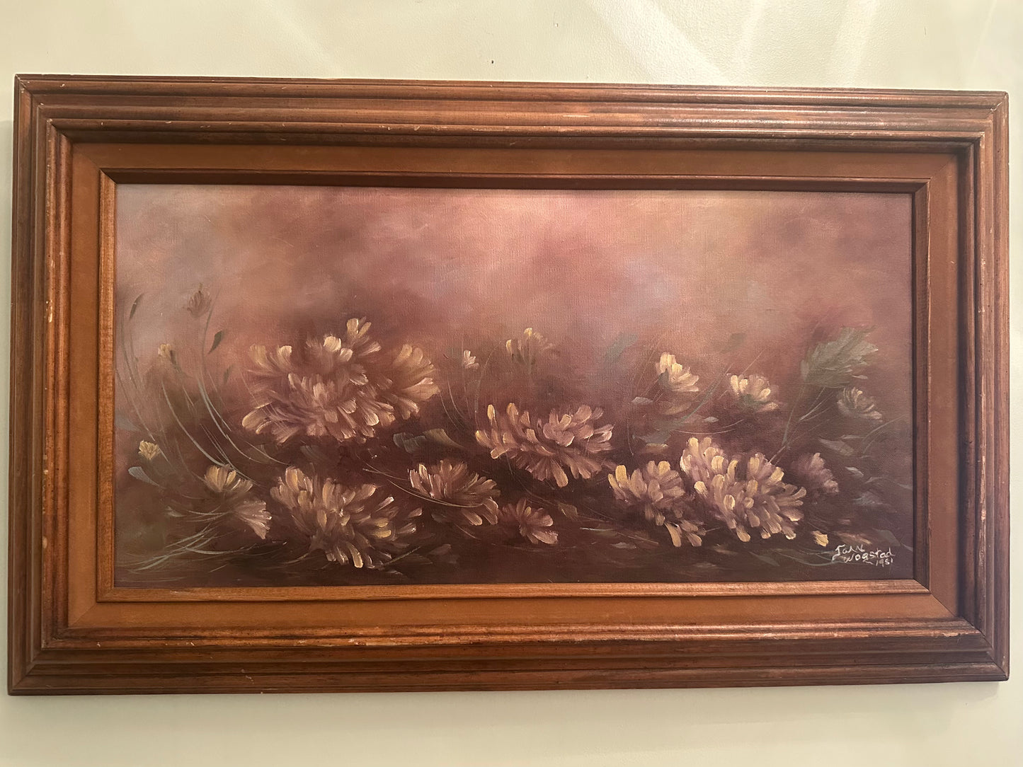 Purple Blooms by Violet Joan Wogstad