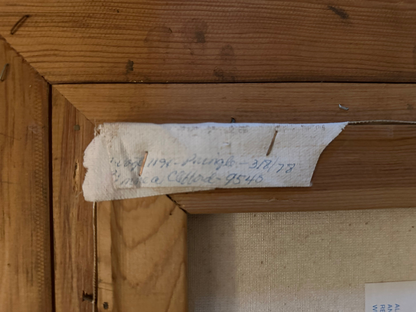 Vintage Red and White Florals by B. Ferber