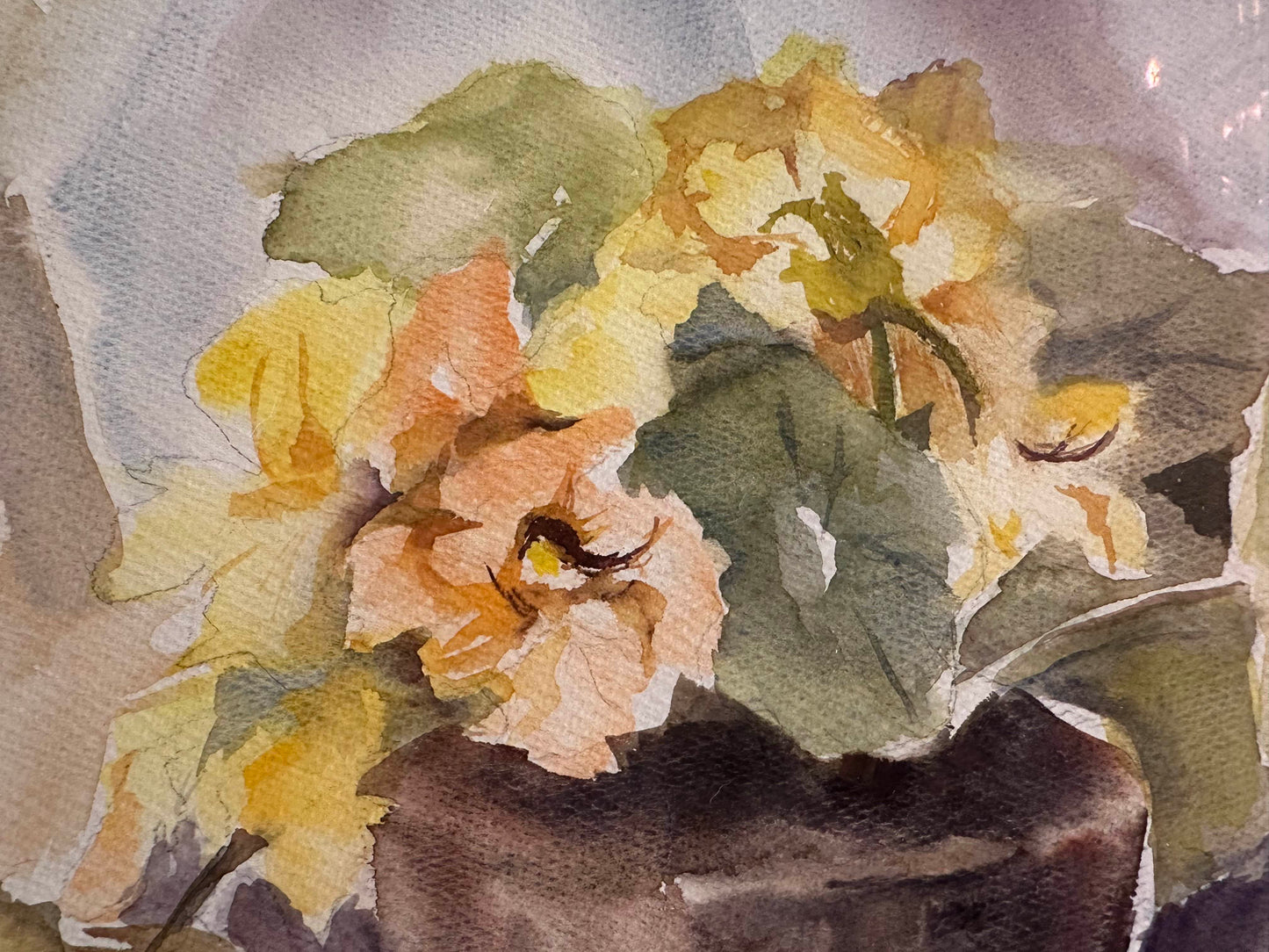 Watercolor Flowers by C. Hudson