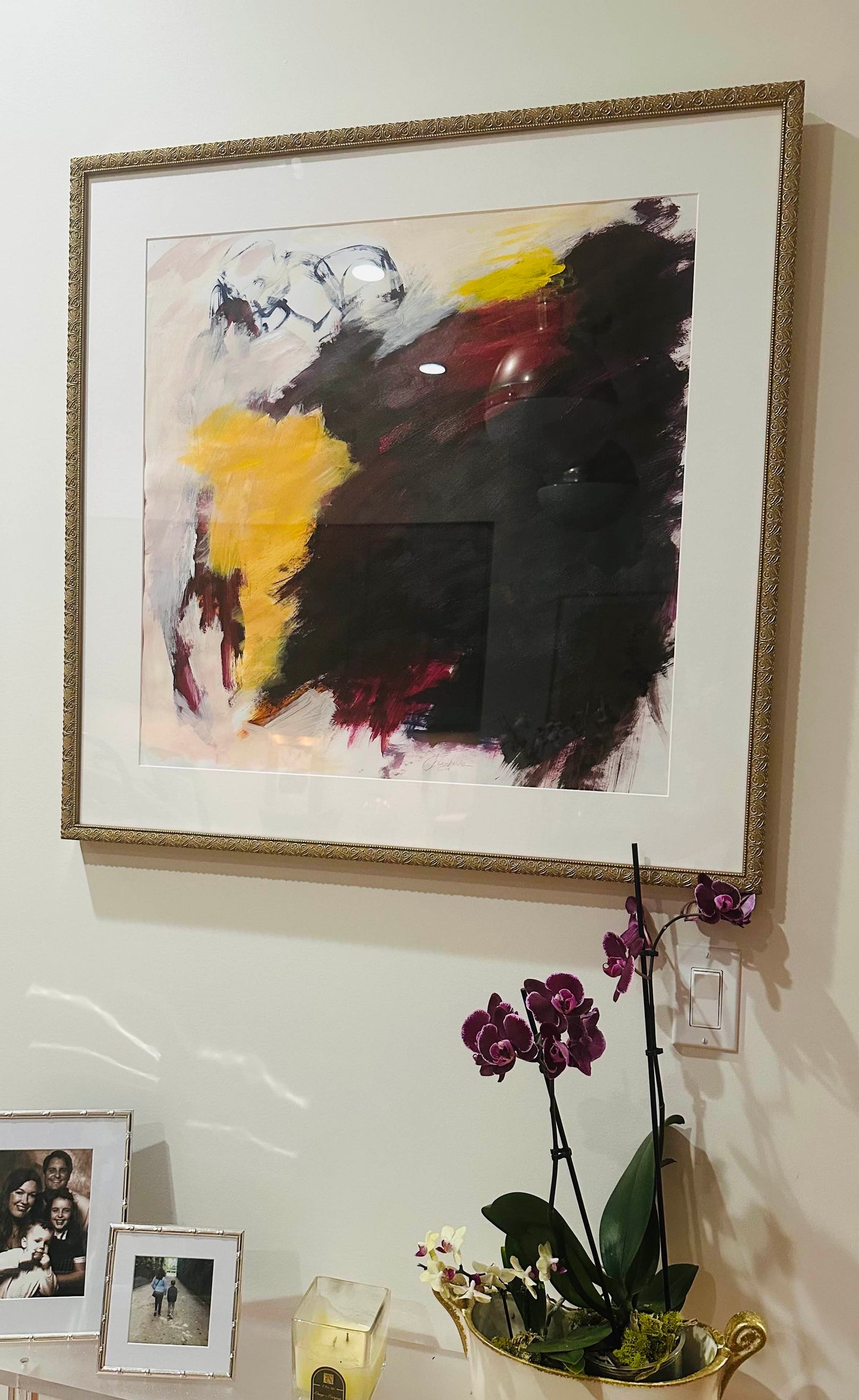 Abstract art painting by Jonelle Lombardo