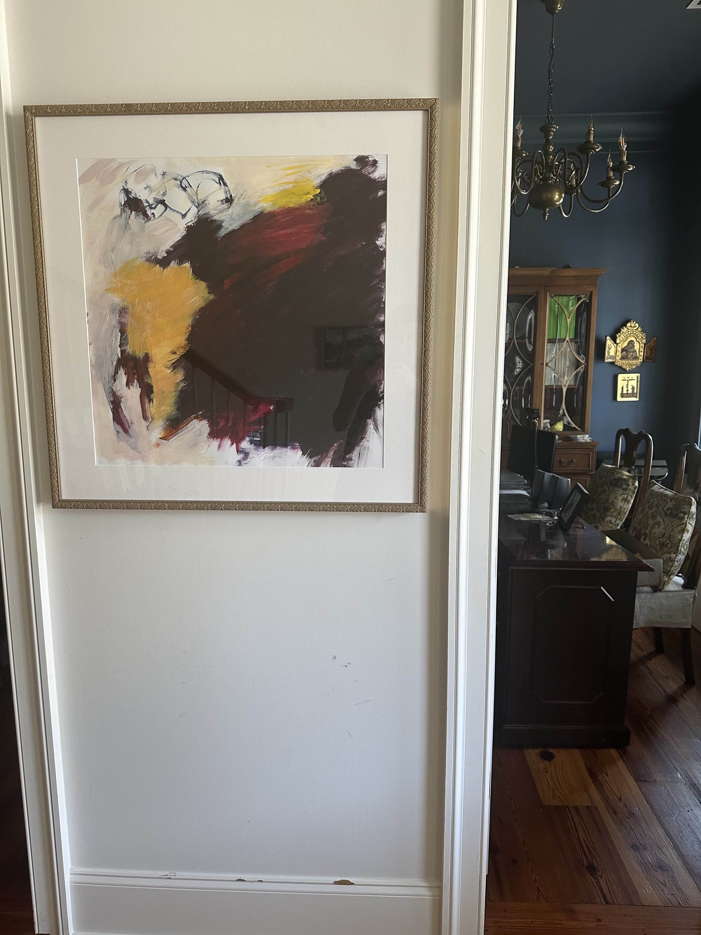 Abstract art painting by Jonelle Lombardo