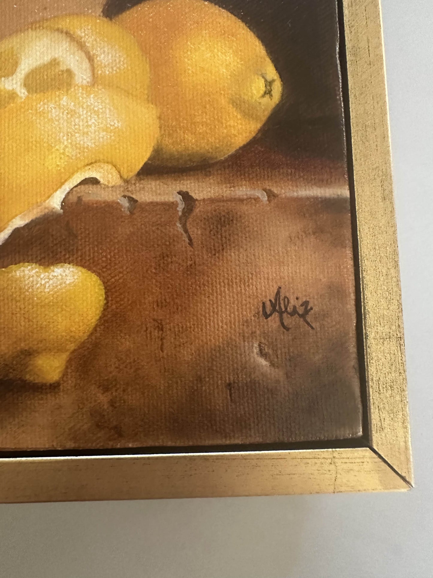 Lemons in a Bowl Still Life by Alix Graffagnino (1948-2025)