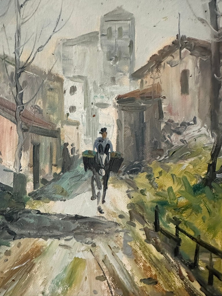 Two Vintage Cityscapes by A. Storhello