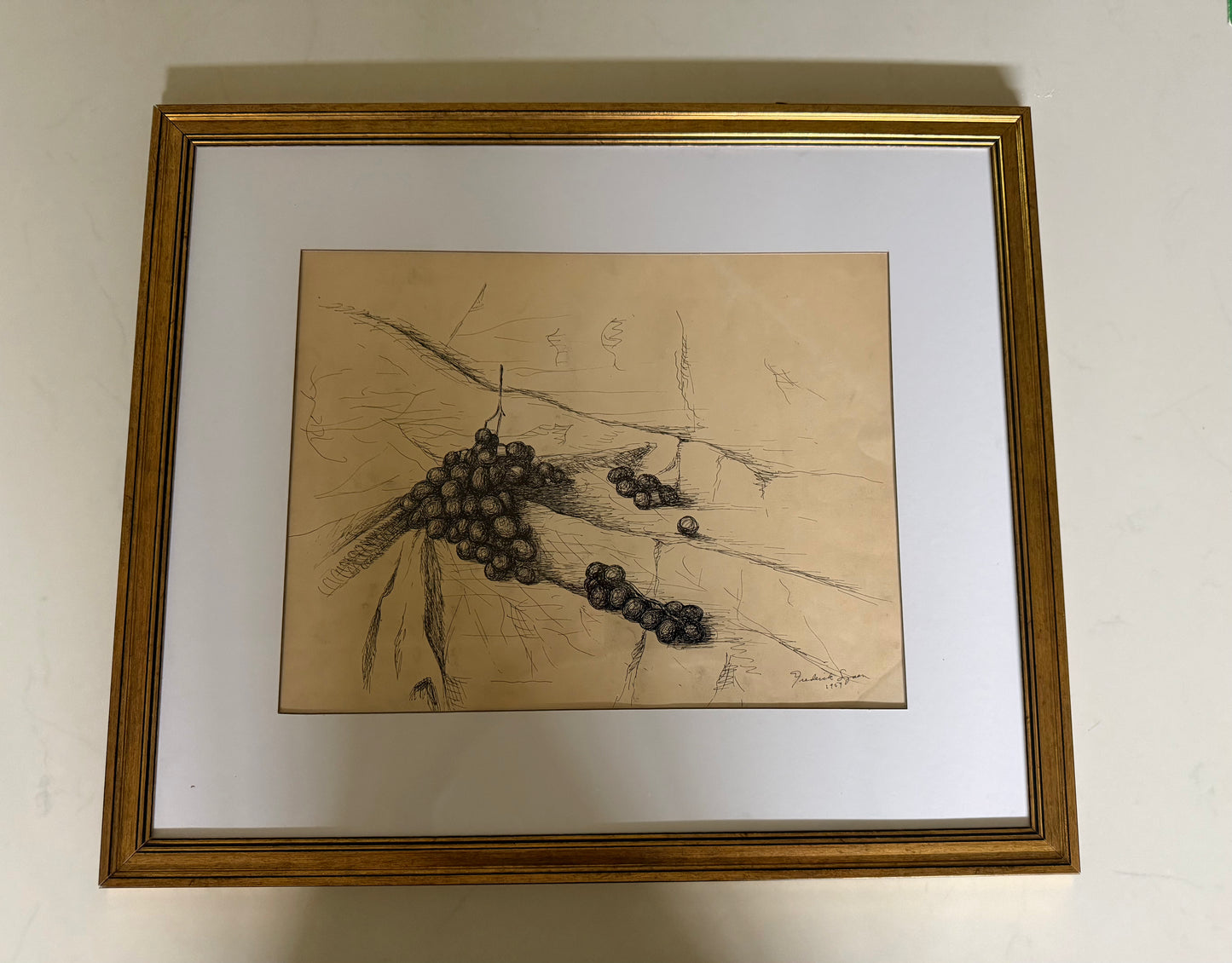 Grapes Still Life by Fred Lymann