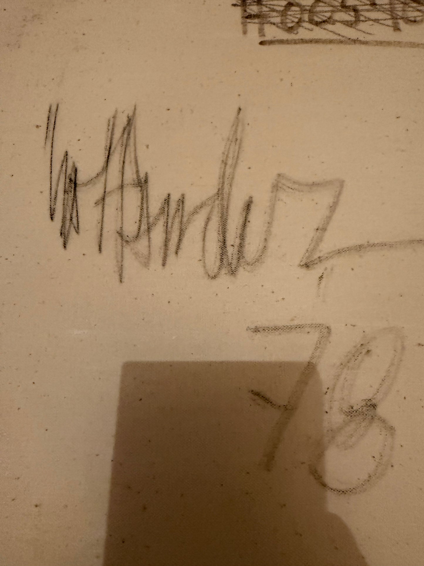 Abstract in Beige and Ochre by W. Hankler