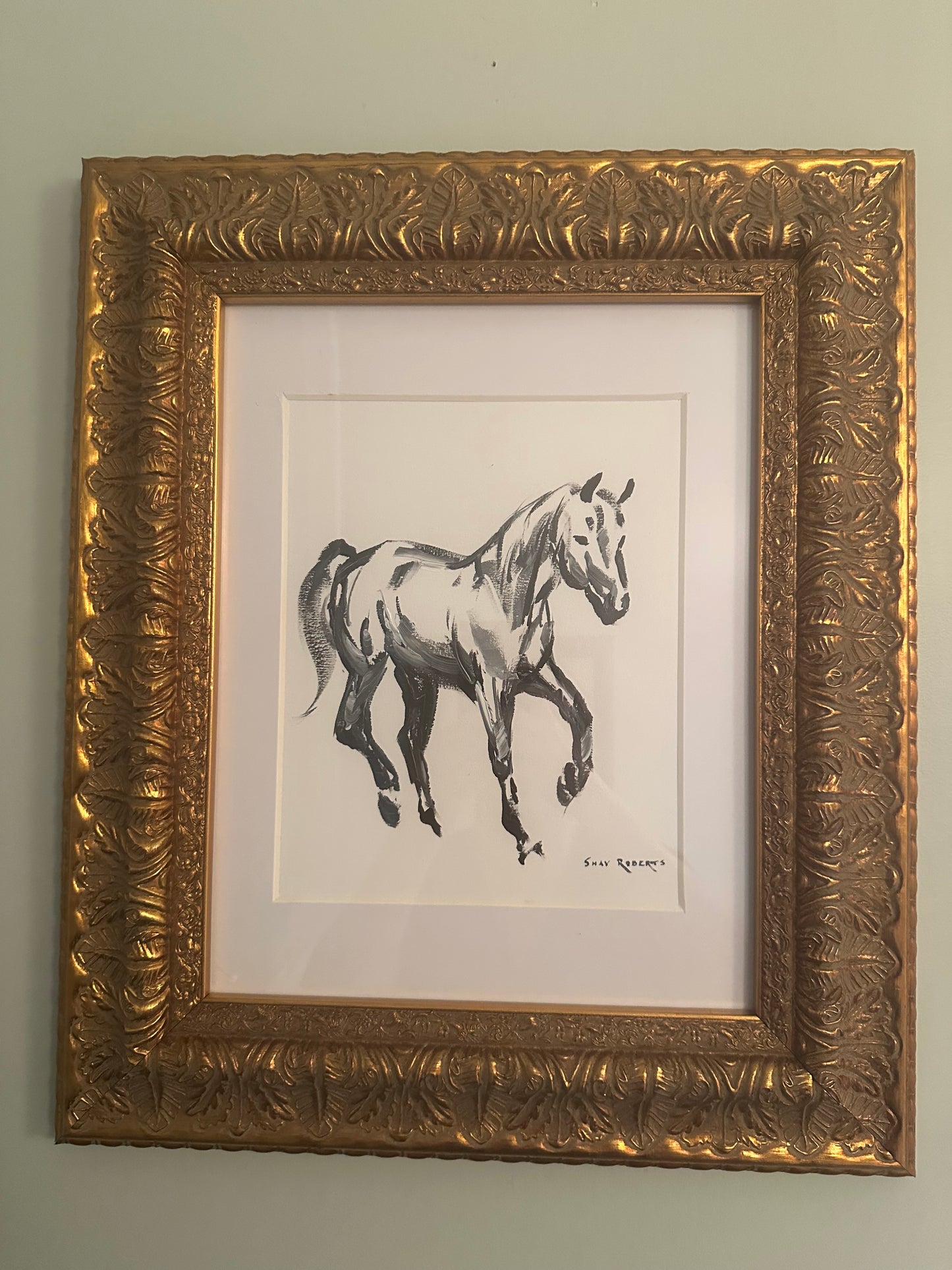 Original Horse Sketch by Shay Roberts