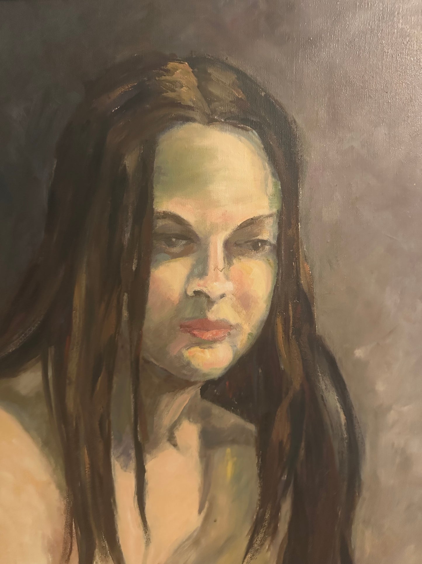 Nude Woman Oil Painting by Jahnke
