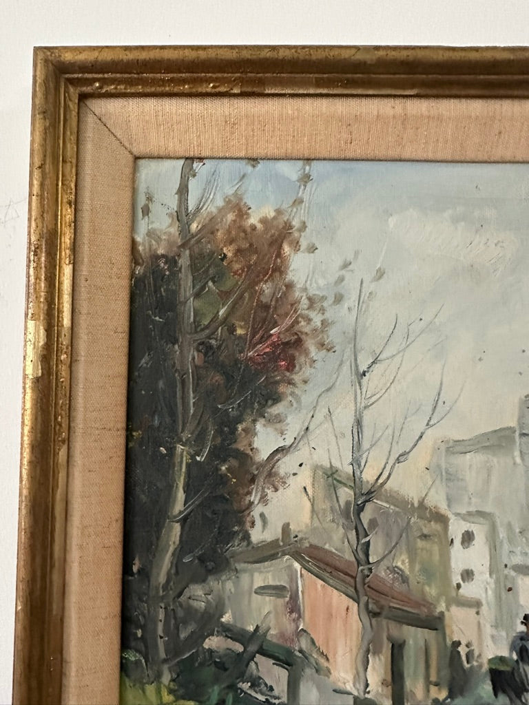 Two Vintage Cityscapes by A. Storhello