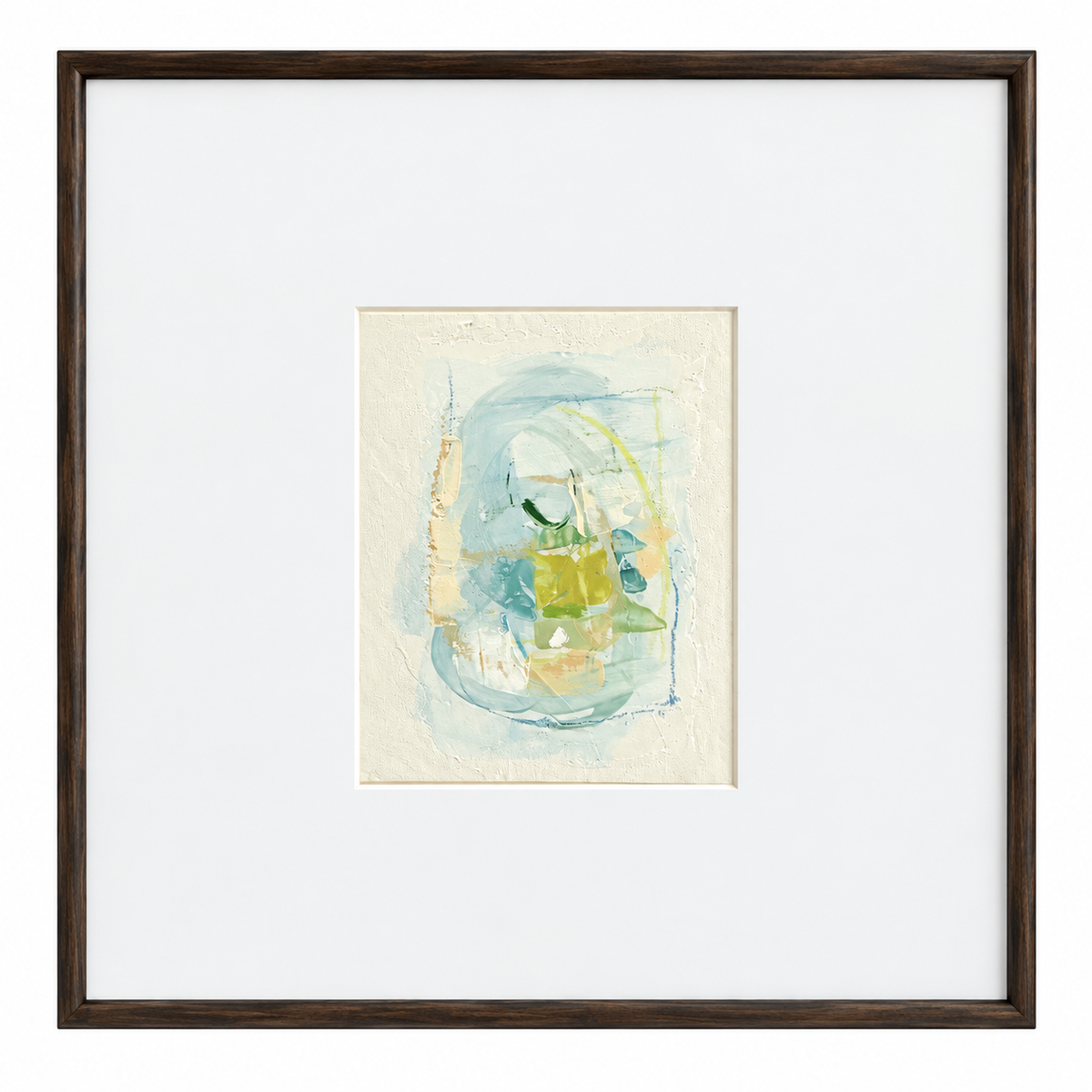 Four Blue Abstracts by Andree Hunter