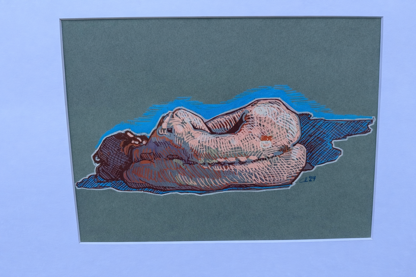 Lying Down Woman by Chris Kelly