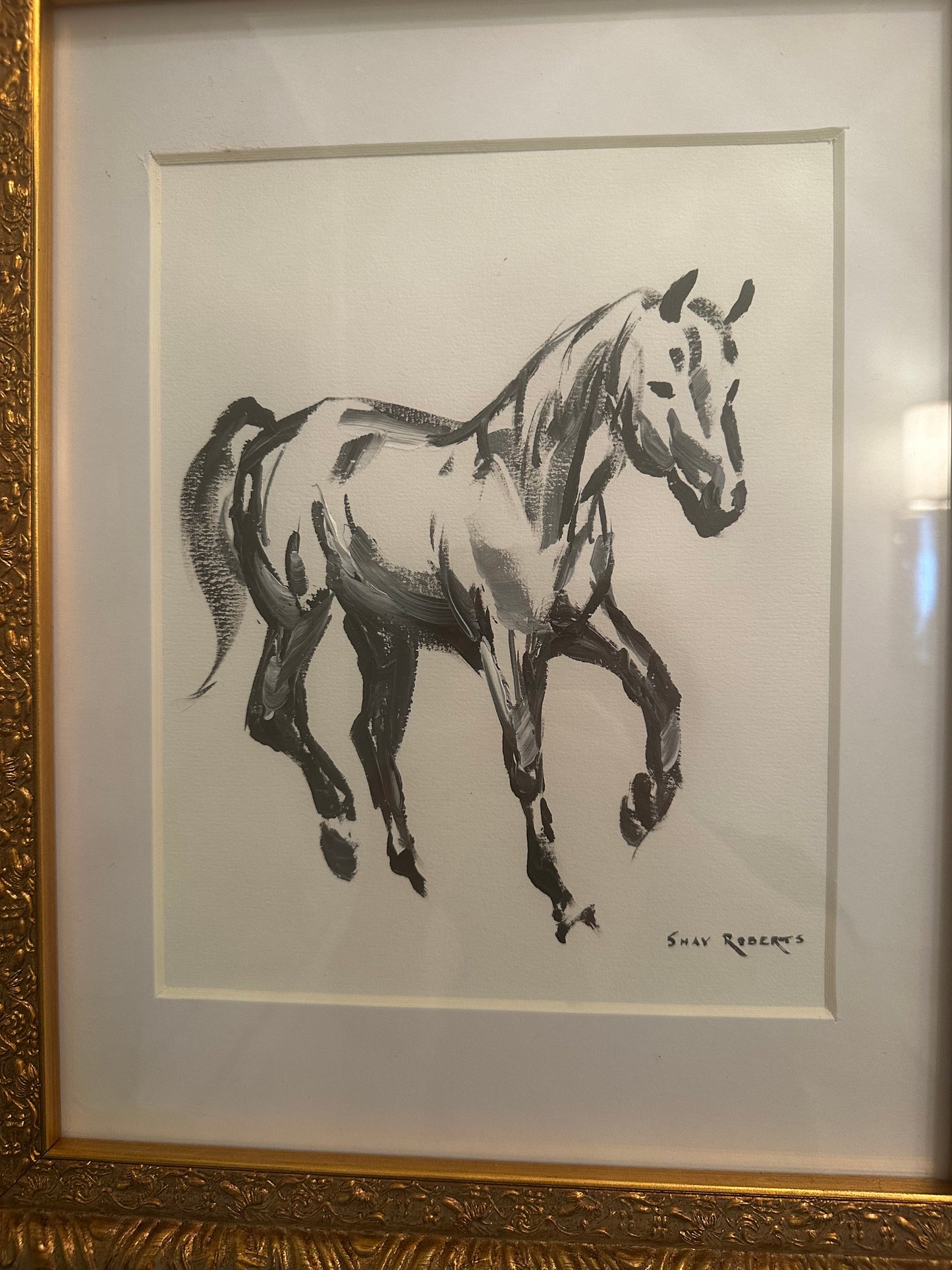 Original Horse Sketch by Shay Roberts