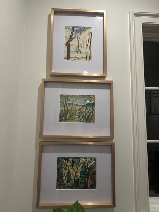Tree Paintings by Rolph Scarlett (1889-1984)