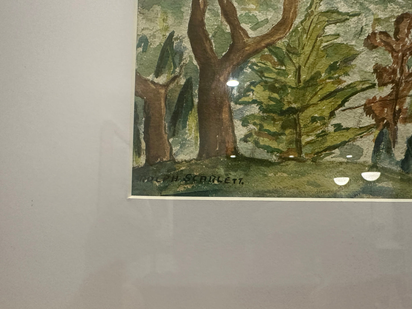 Tree Paintings by Rolph Scarlett (1889-1984)