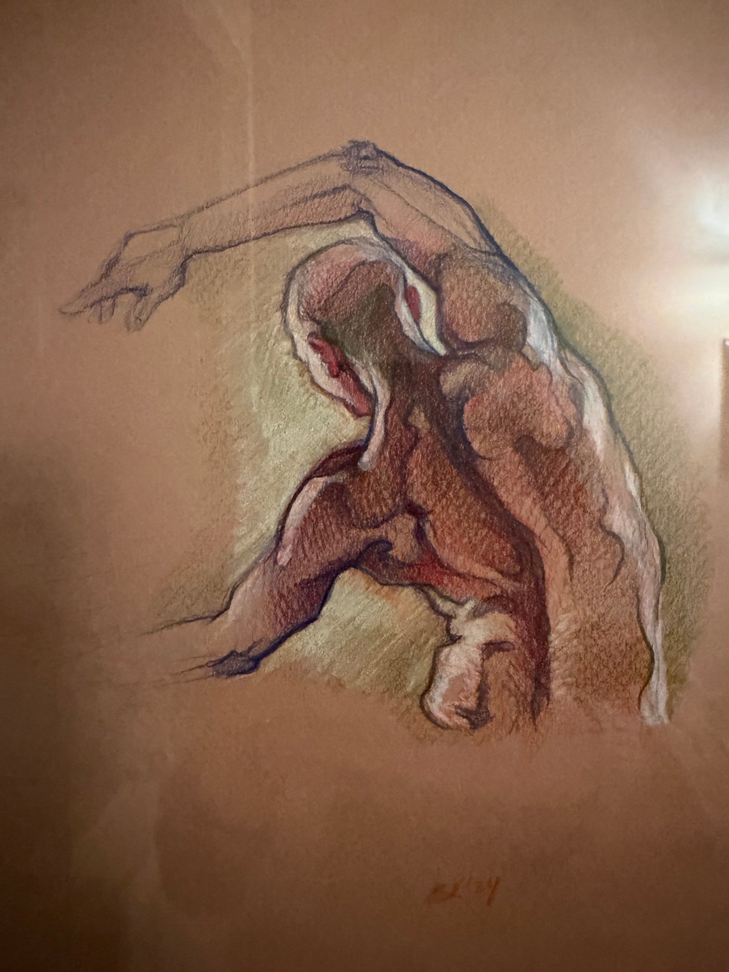 Stretching Man by Chris Kelly
