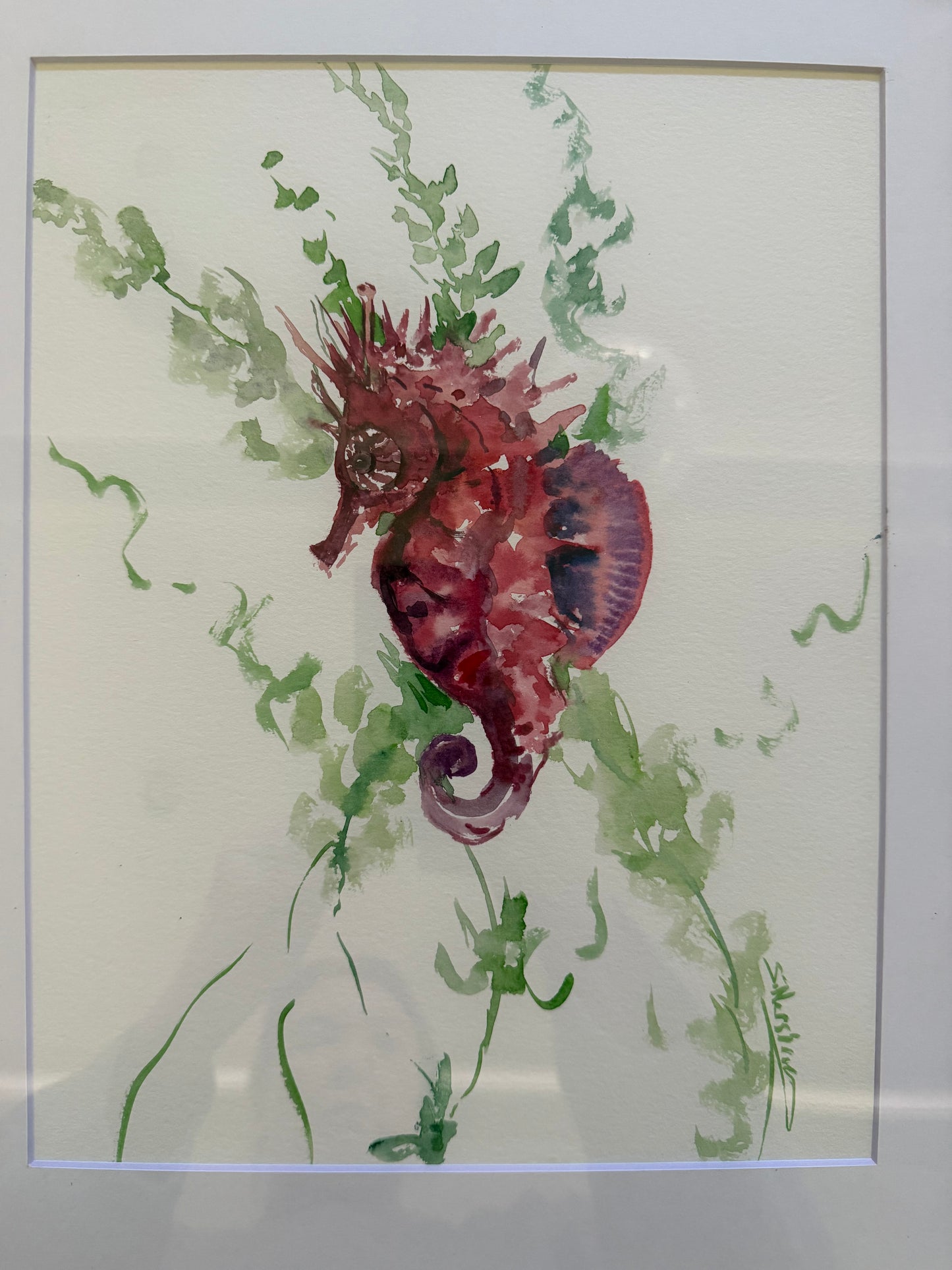 Seahorse Art by Suren Nersisyan