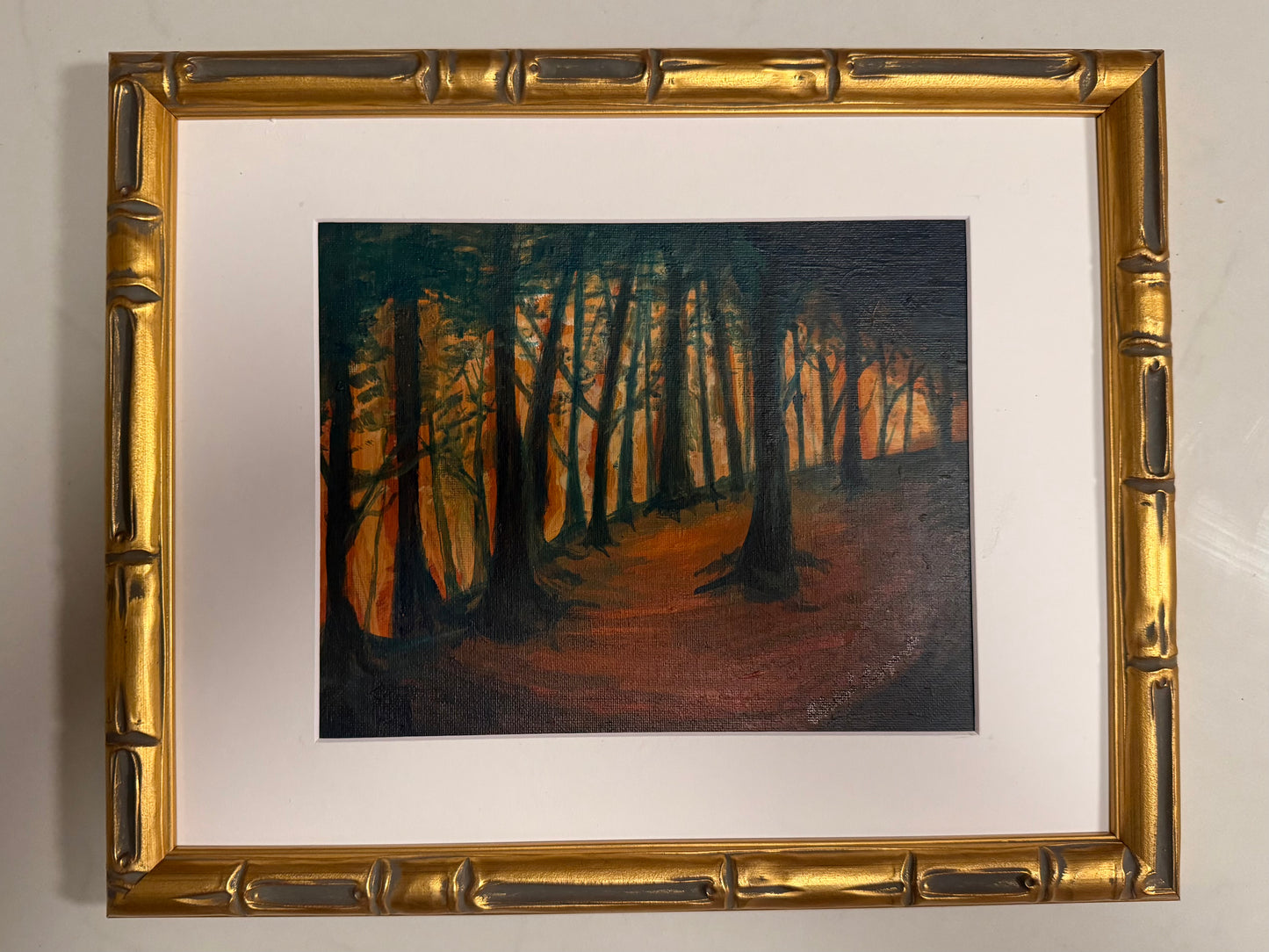 Sunset Trees by Chloe Cazayoux
