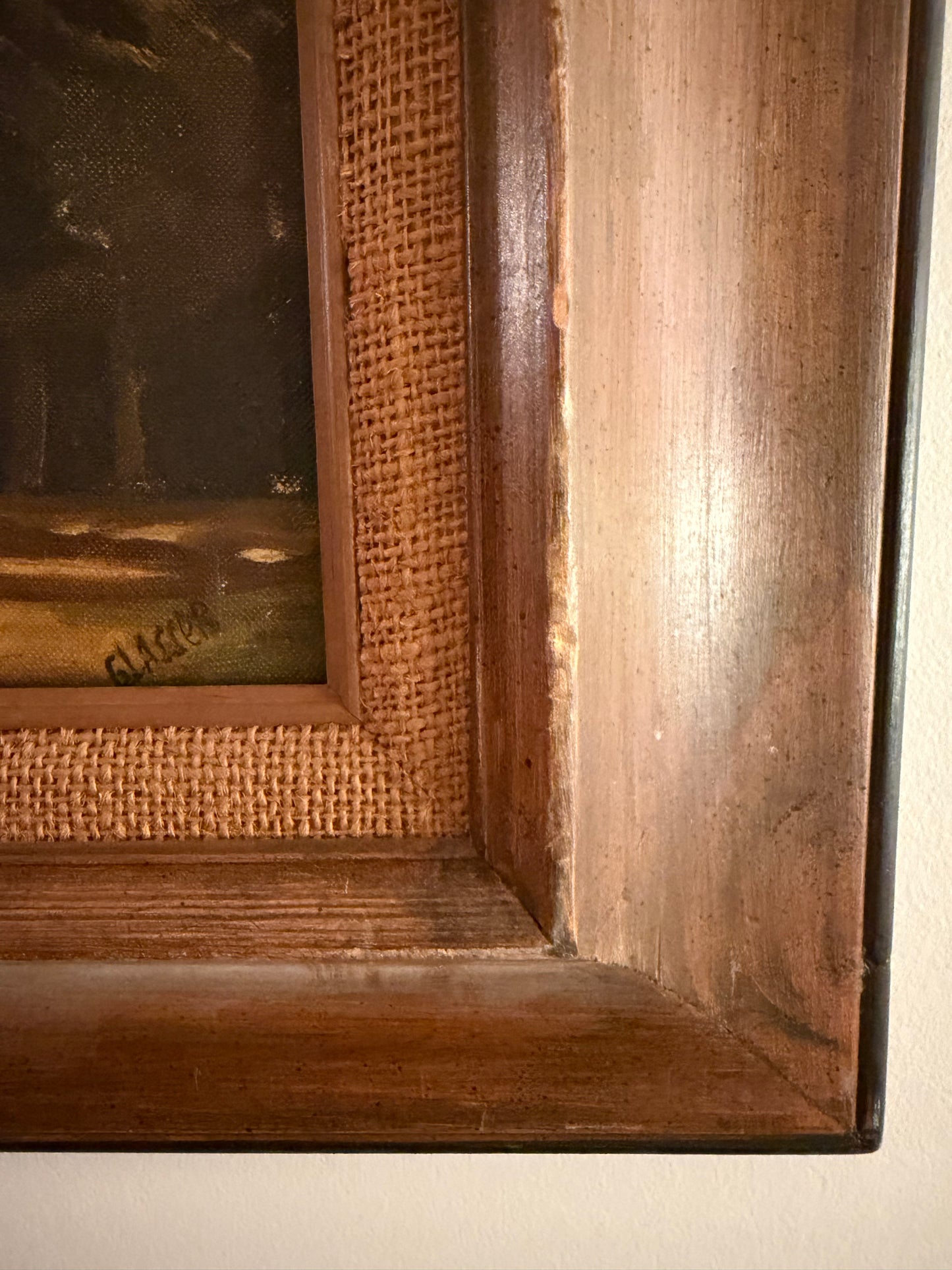 Early 20th Century American Landscape with Tree signed Glasser.