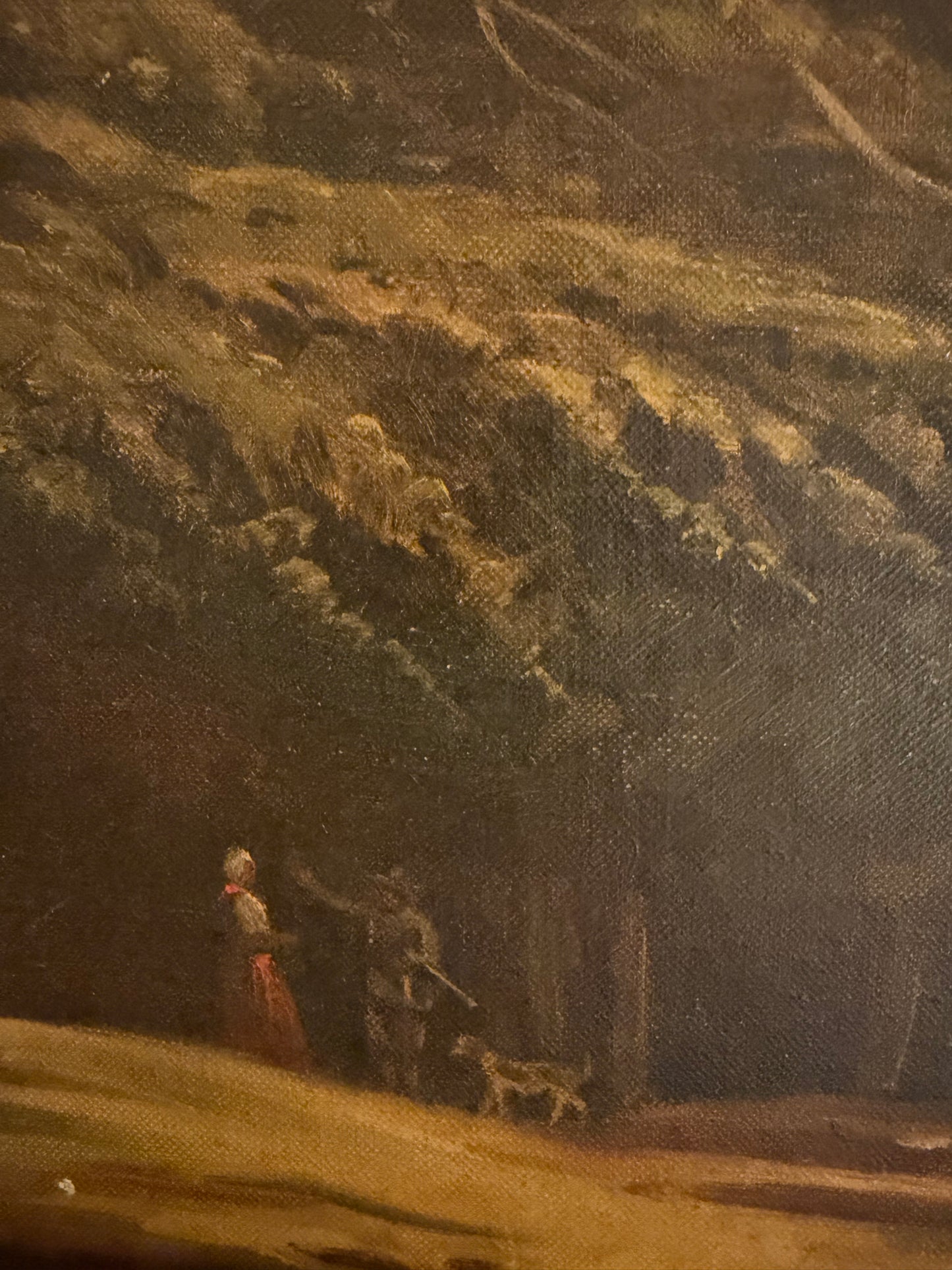 Early 20th Century American Landscape with Tree signed Glasser.