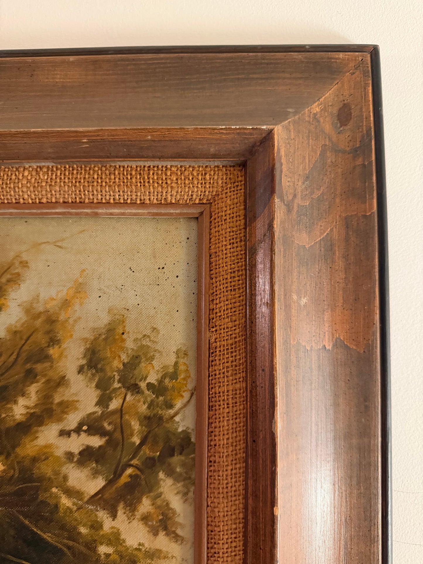 Early 20th Century American Landscape with Tree signed Glasser.