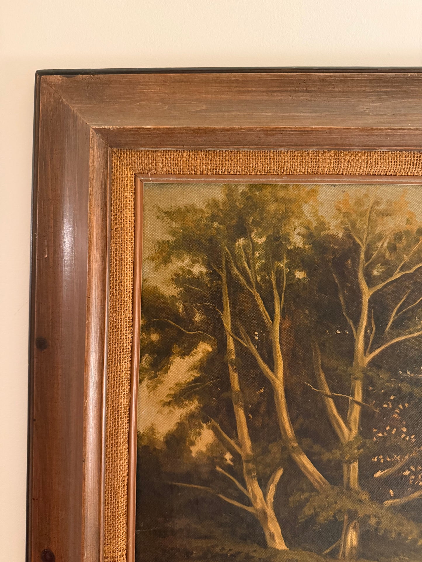 Early 20th Century American Landscape with Tree signed Glasser.