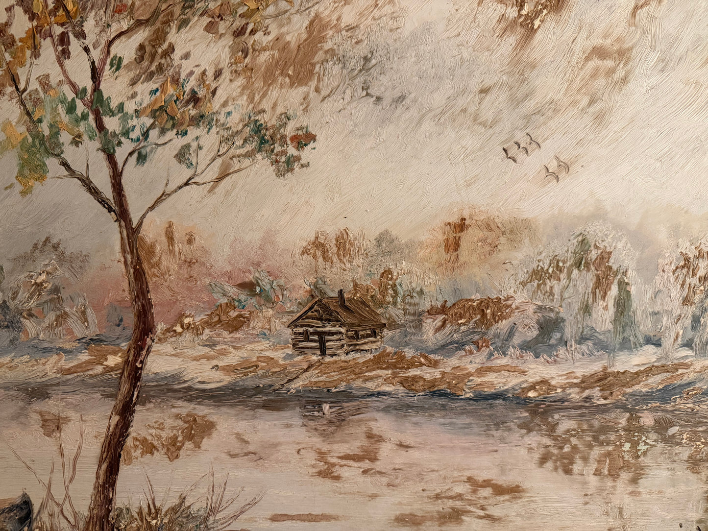 Early 20th Century American Impressionist Landscape Painting by Hitchcock
