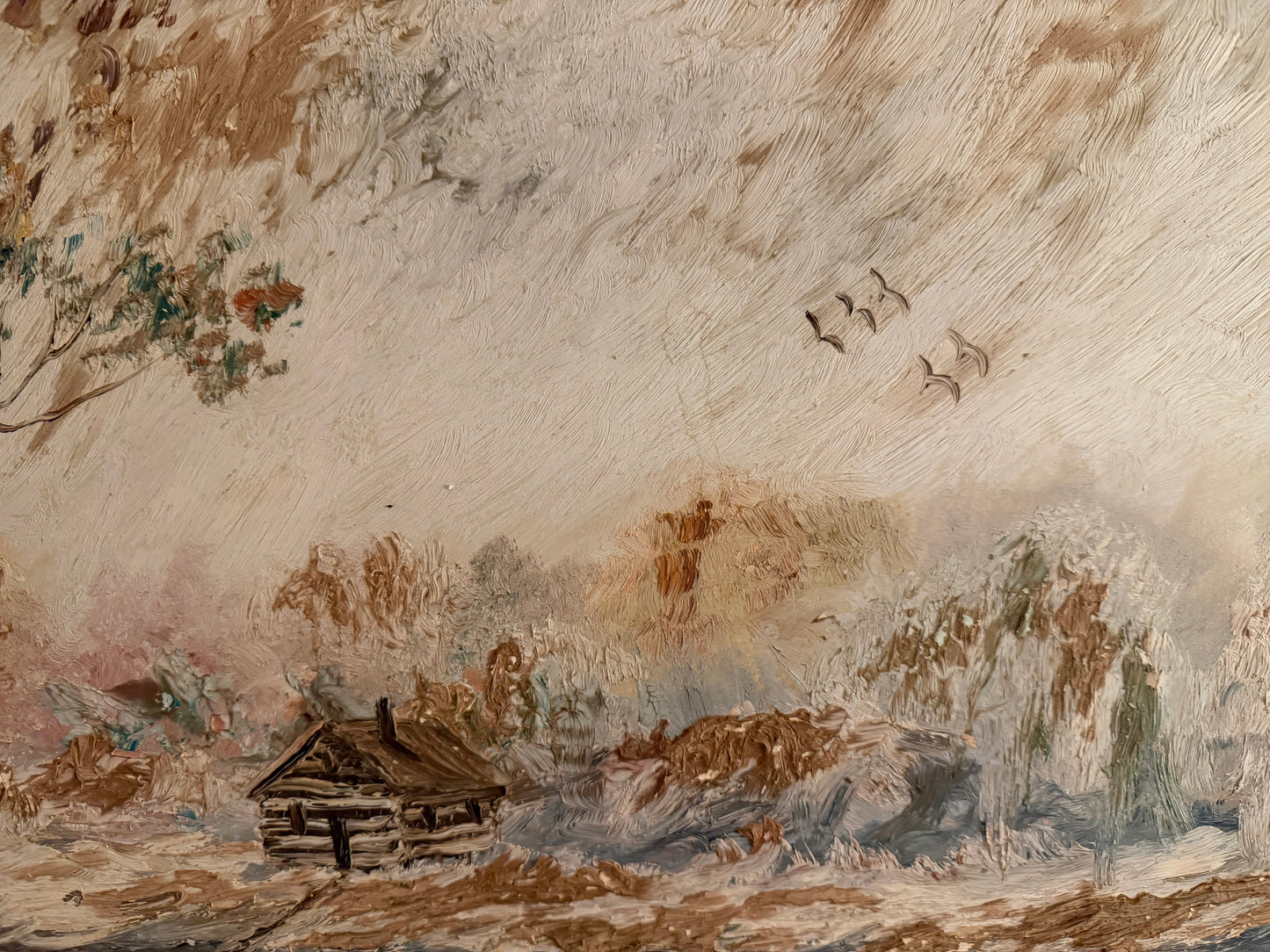 Early 20th Century American Impressionist Landscape Painting by Hitchcock
