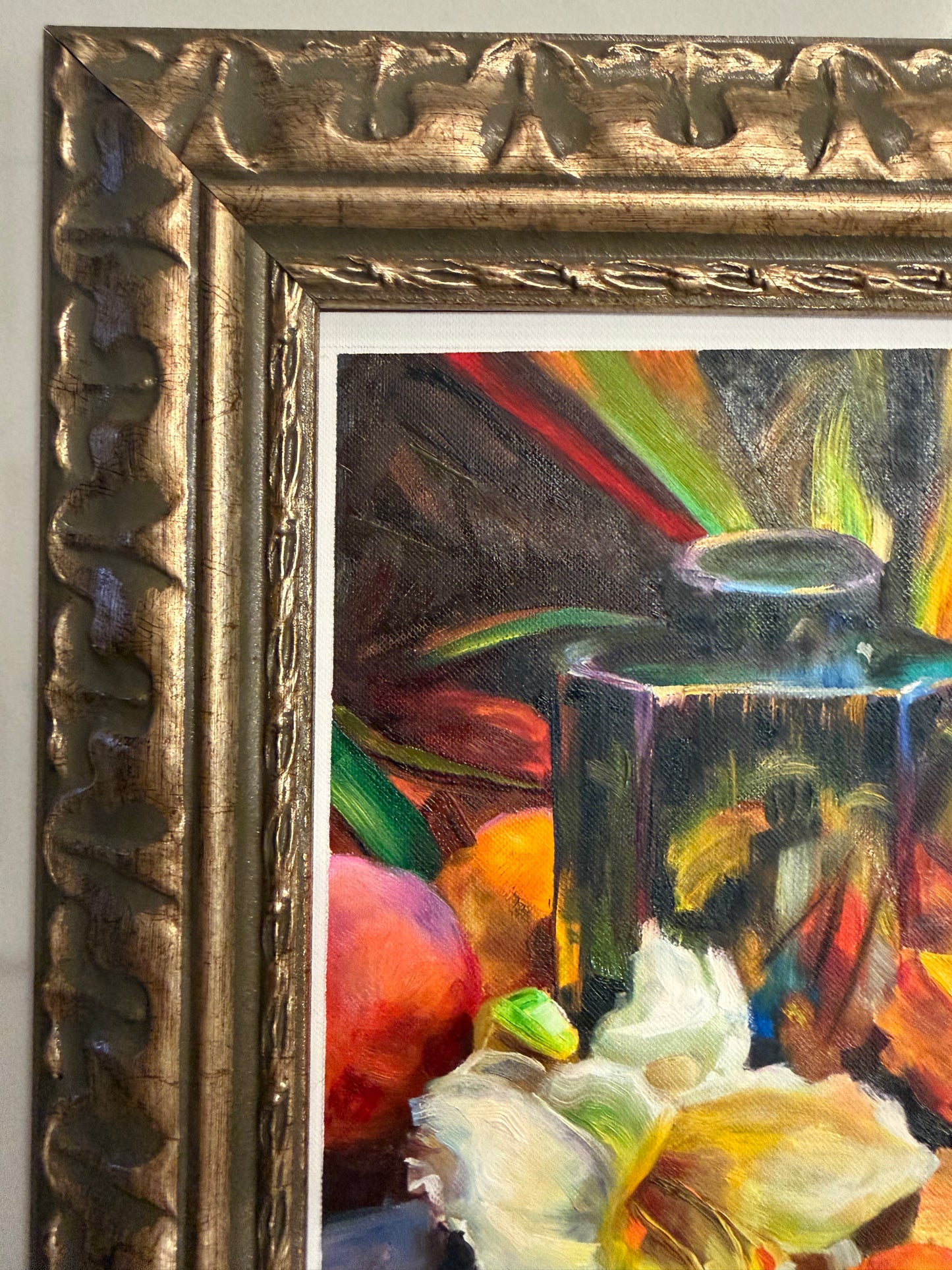 Still Life with Fruits and Flowers by Alina Kvaratshelia