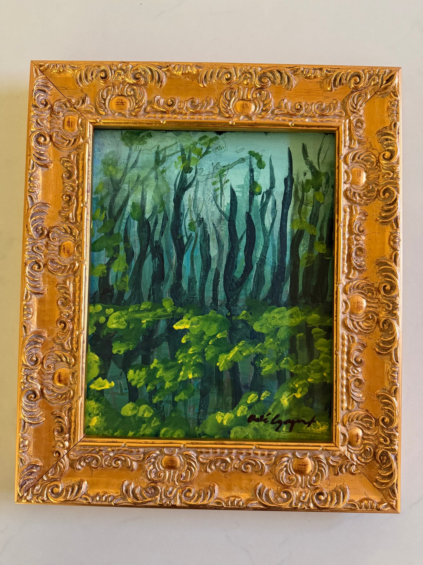 Green Trees by Chloe Cazayoux