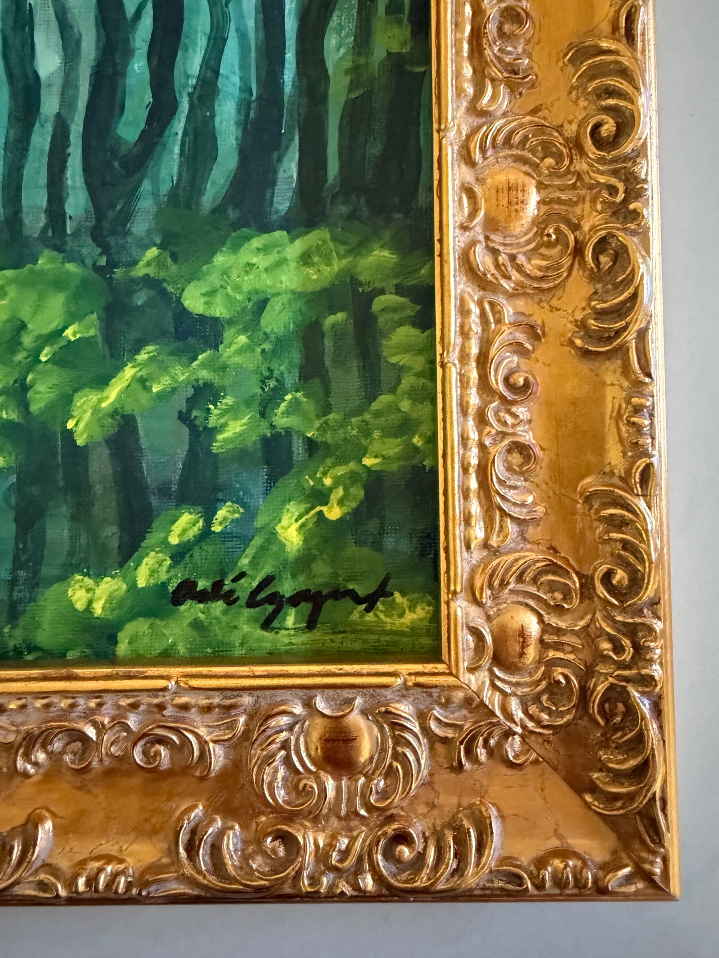 Green Trees by Chloe Cazayoux