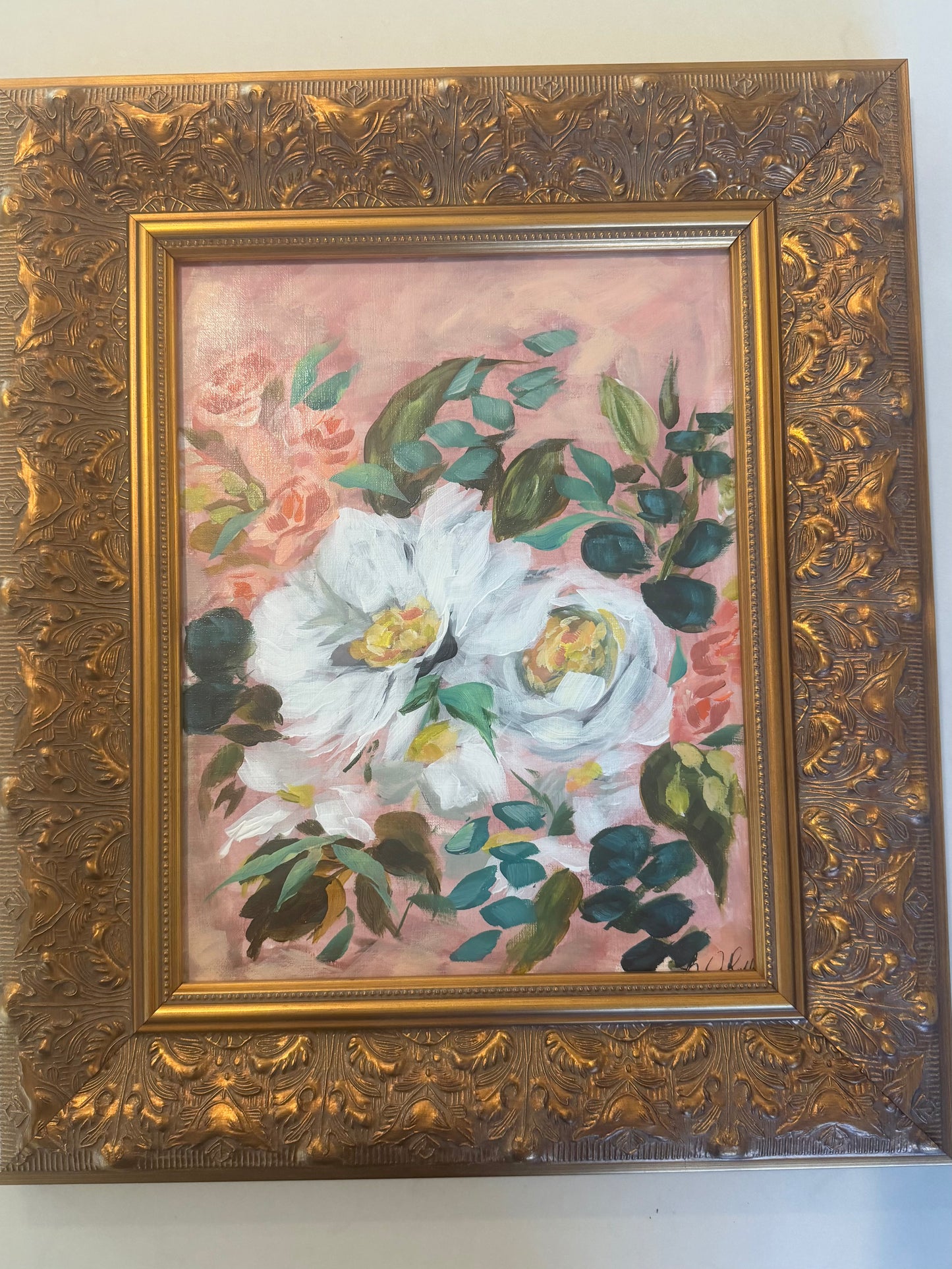 Origial Painting of Fresh Florals by Breanna Rothwell