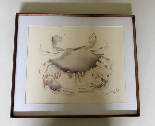 Watercolor of a Crab by John Halliday