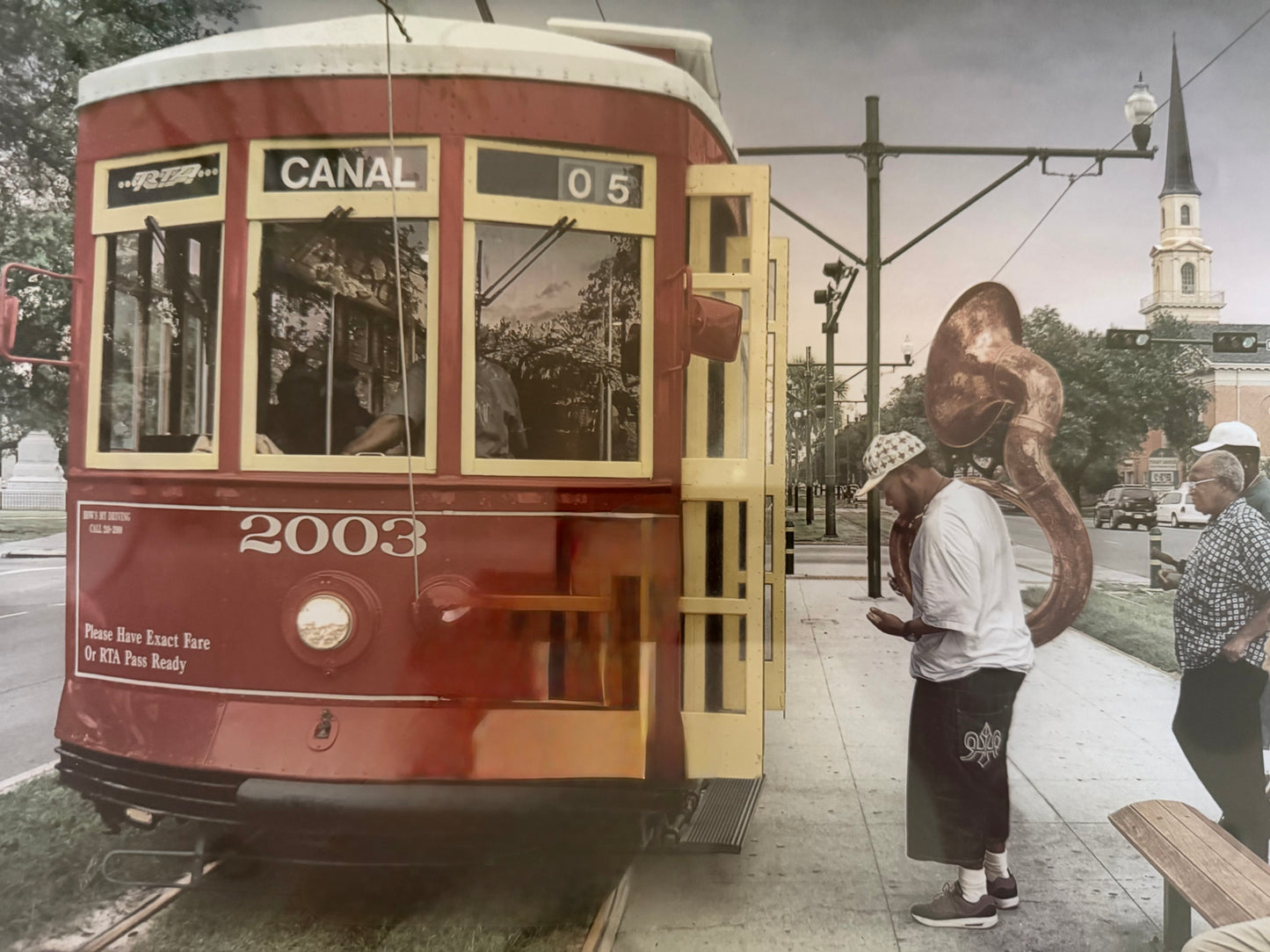 The Commute - Streetcar by Tracy Smith 2011, signed