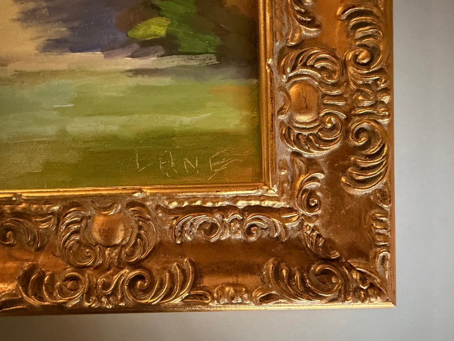 American Impressionist Florida Landscape Signed Oil On Board