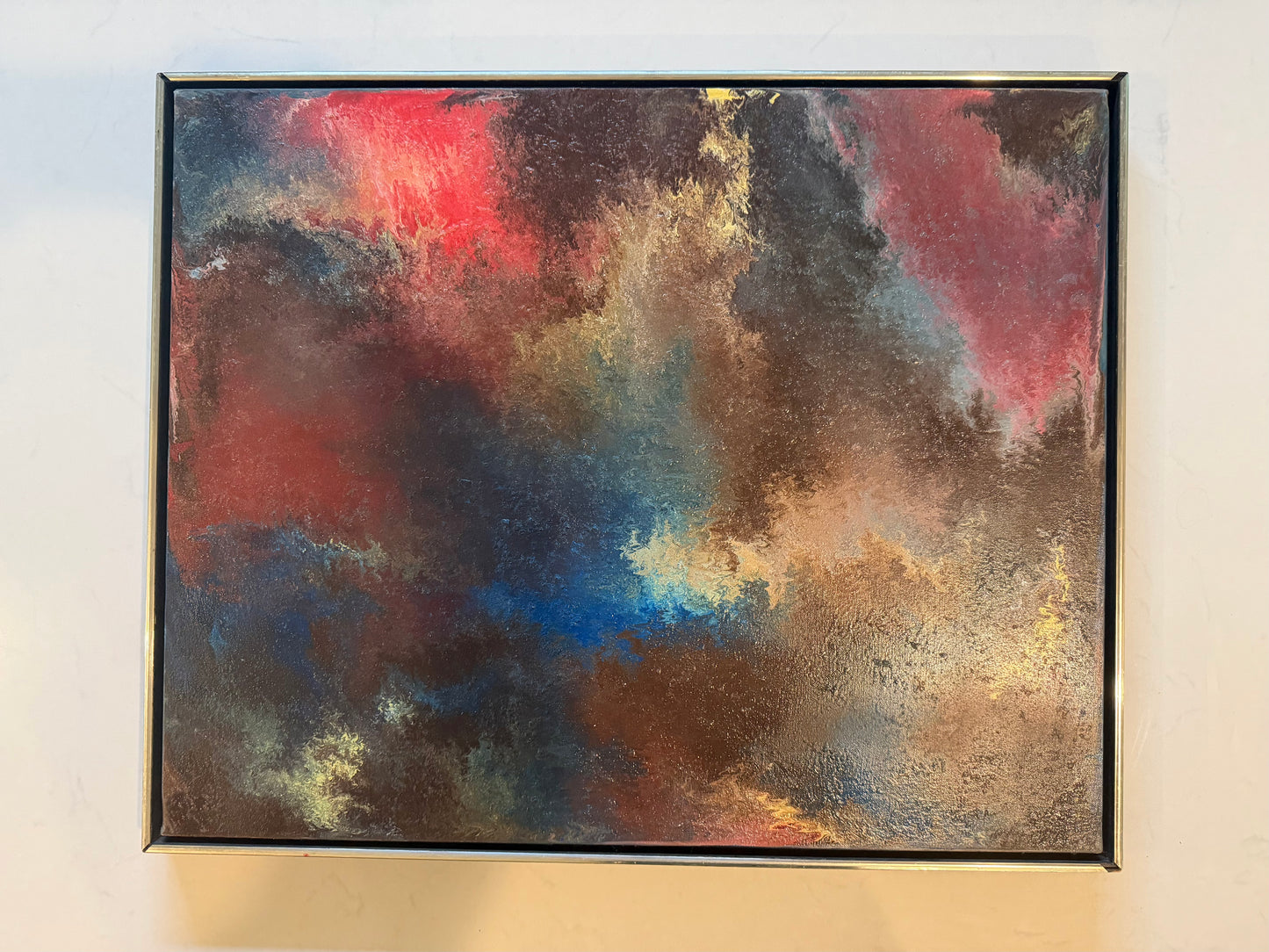 MODERN AMERICAN PAINTING BY WALTER KRUST PATCH OF BLUE