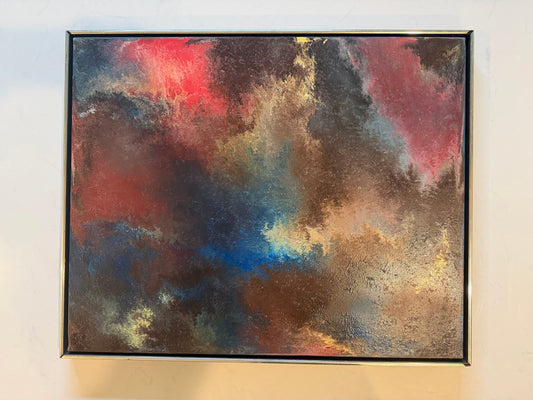 MODERN AMERICAN PAINTING BY WALTER KRUST PATCH OF BLUE
