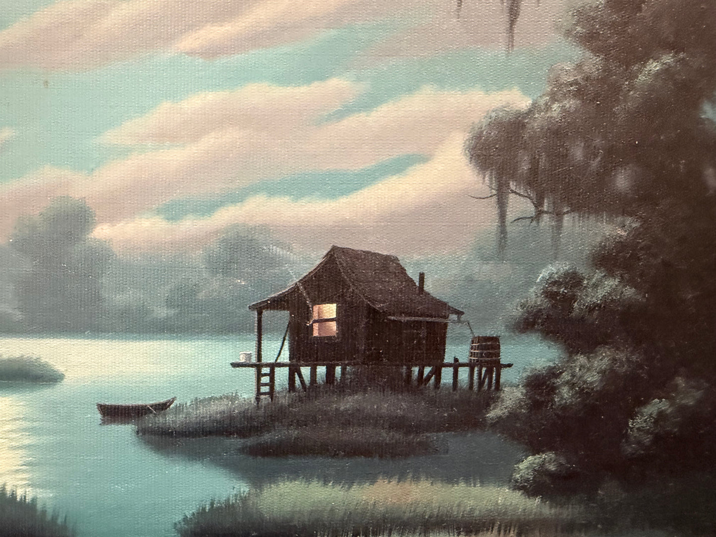 Cabin on the Swamp by Phil Thomasson