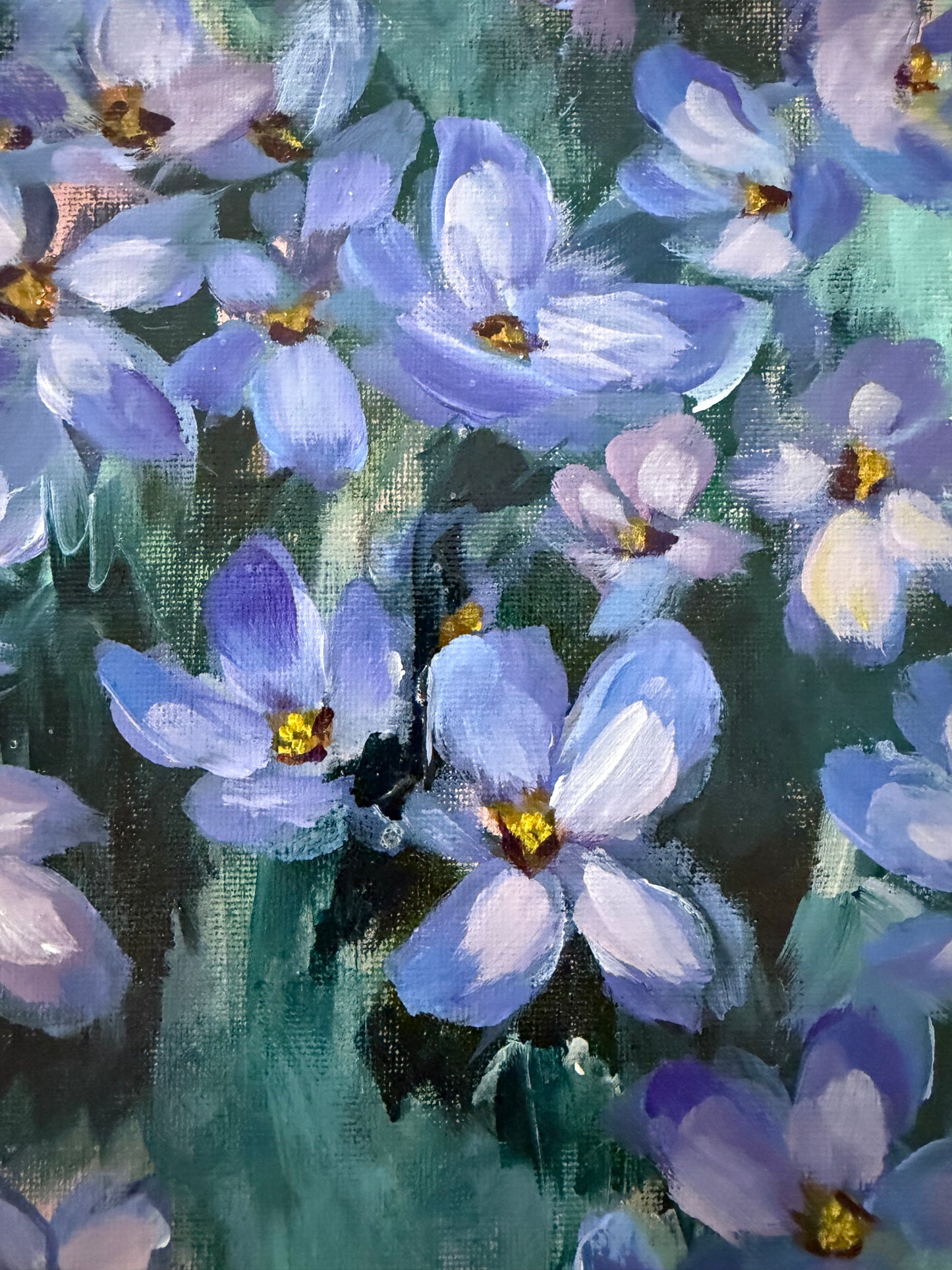 Isla’s Flowers by Breanna Rothwell Original Acrylic