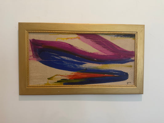 Colorful Vintage Abstract signed Gore
