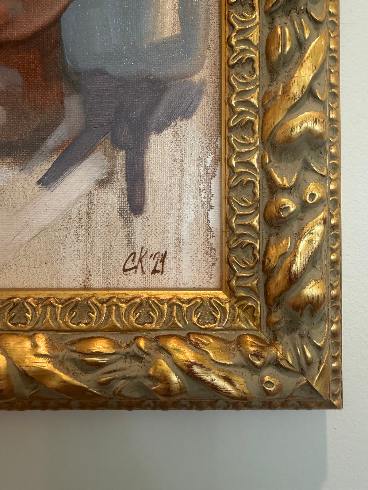 Portrait of a Woman Signed by Christina Kelly